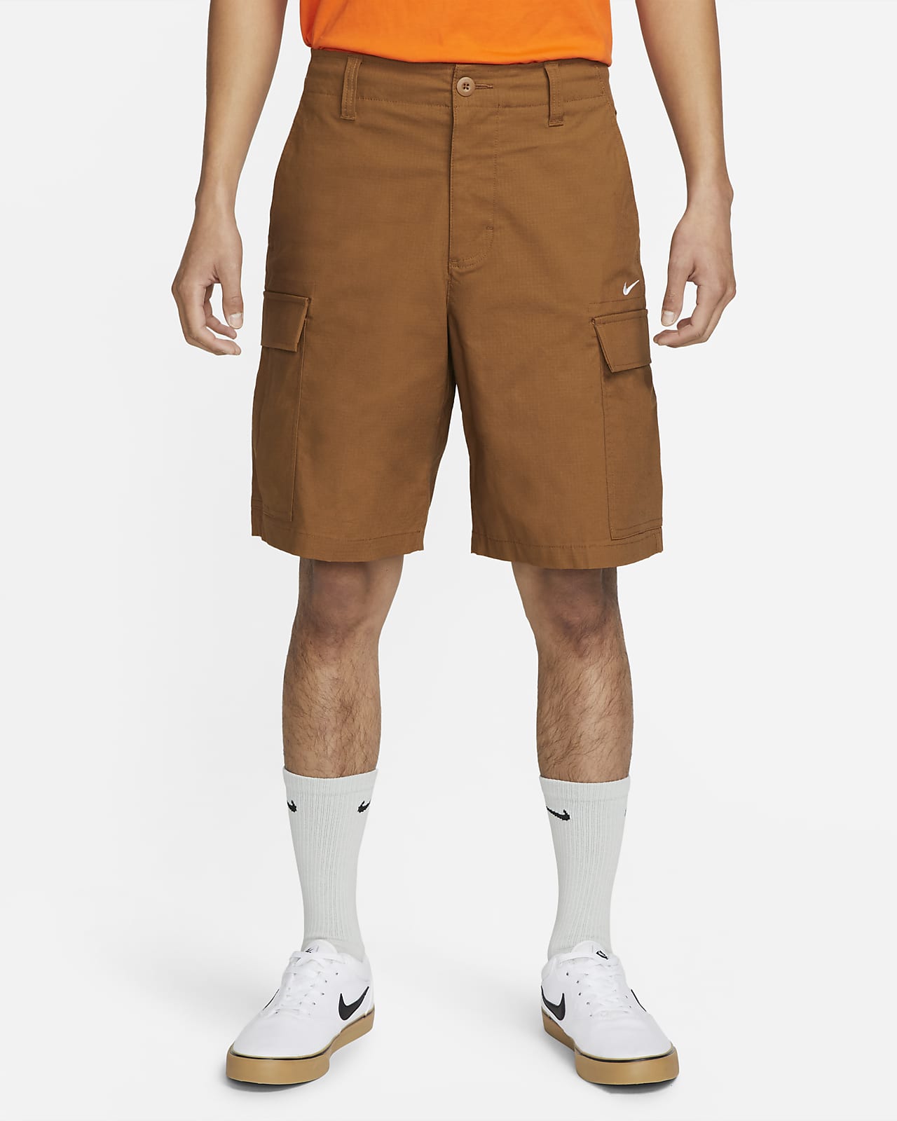 Brown short shorts