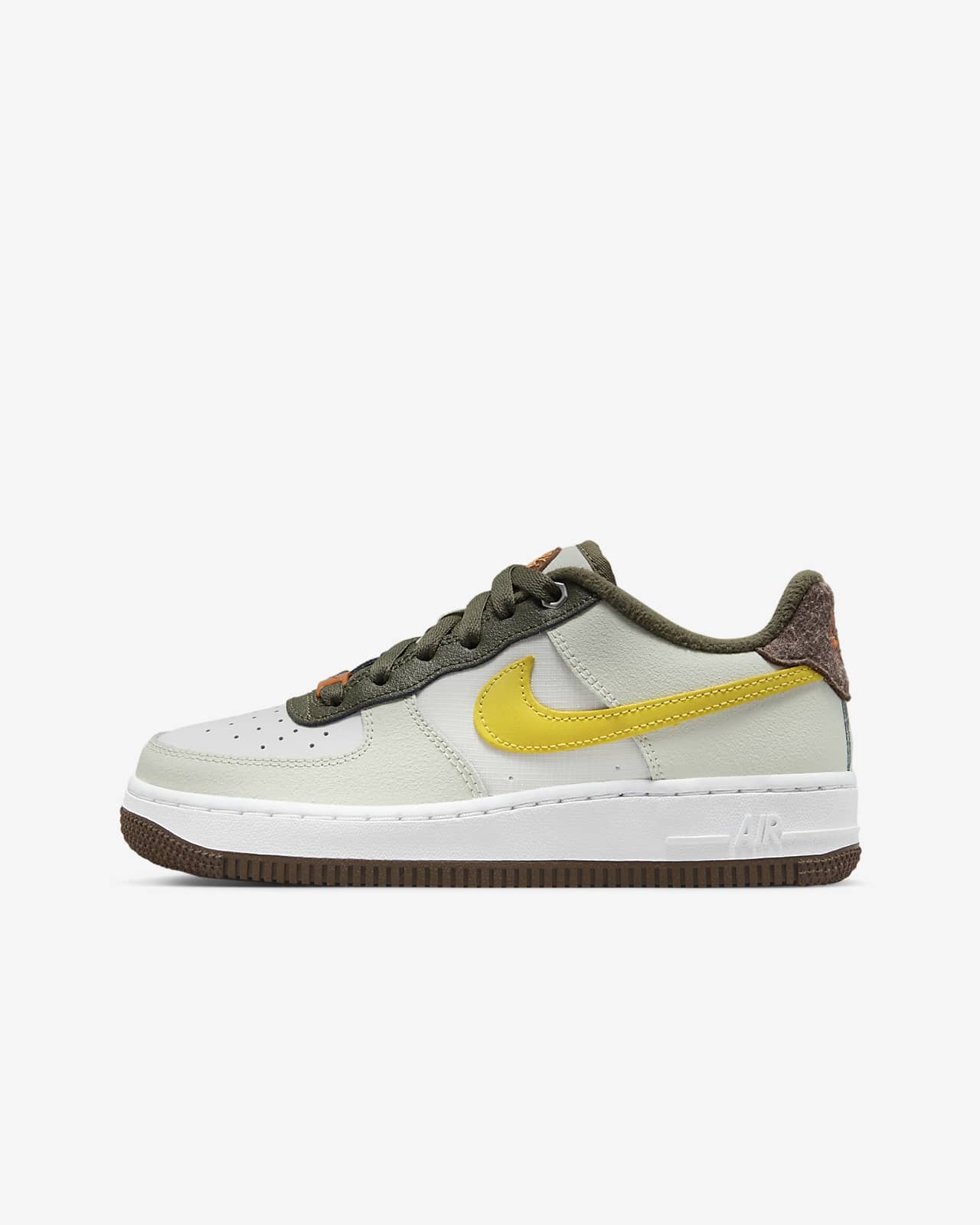 Nike Air Force 1 LV8 Big Kids' Shoes in White, Size: 6.5Y | Dx1787-100