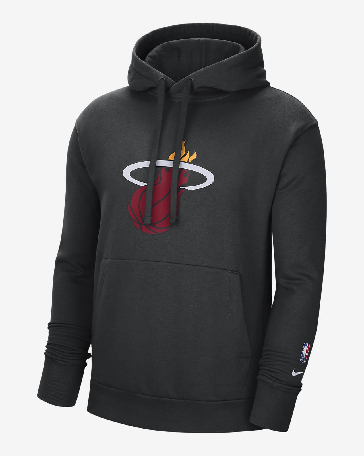 Miami Heat Essential Nike NBA-pullover-hættetrøje i fleece til mænd