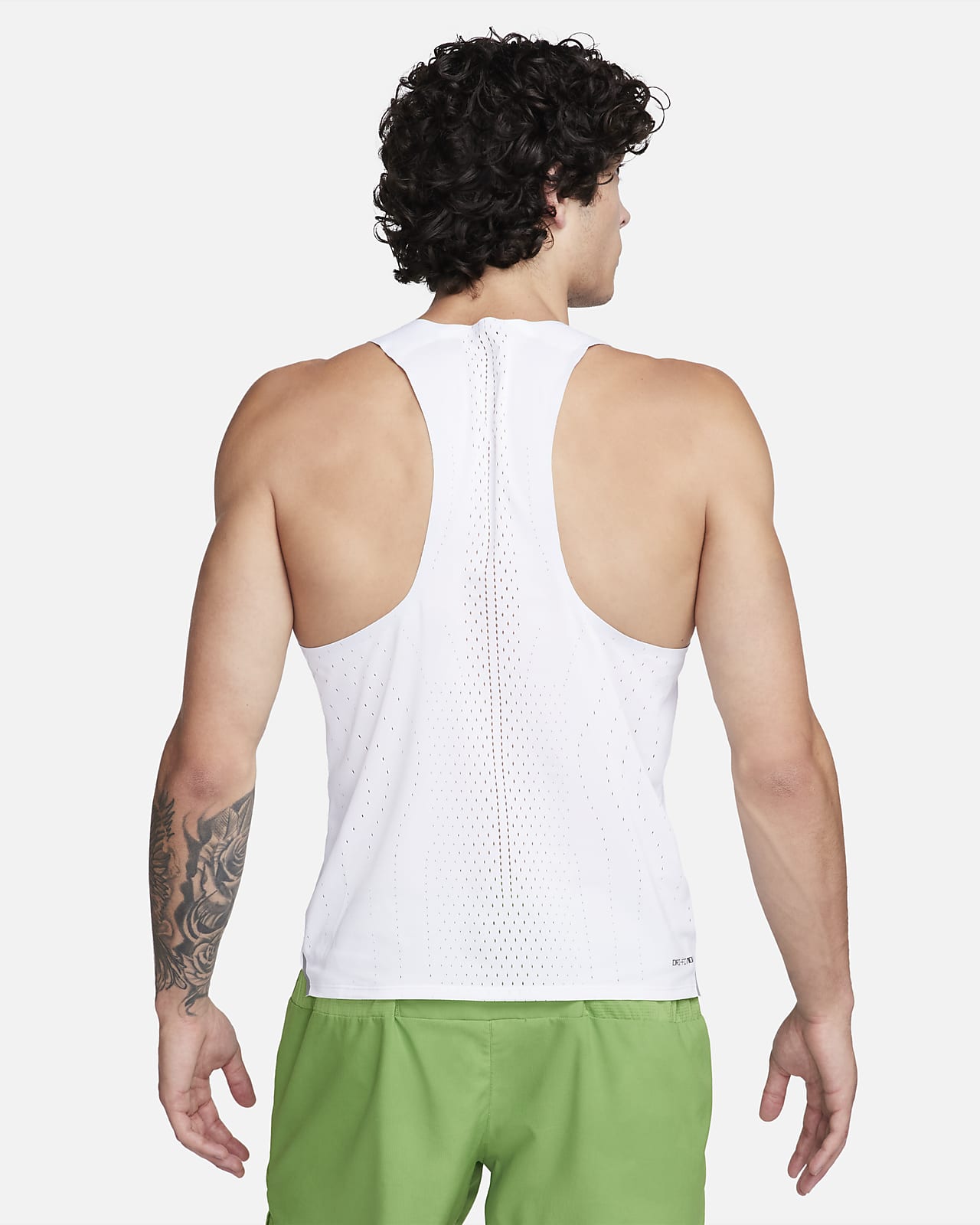 Nike+AeroSwift+Running+Men%27s+Singlet+-+White for sale online