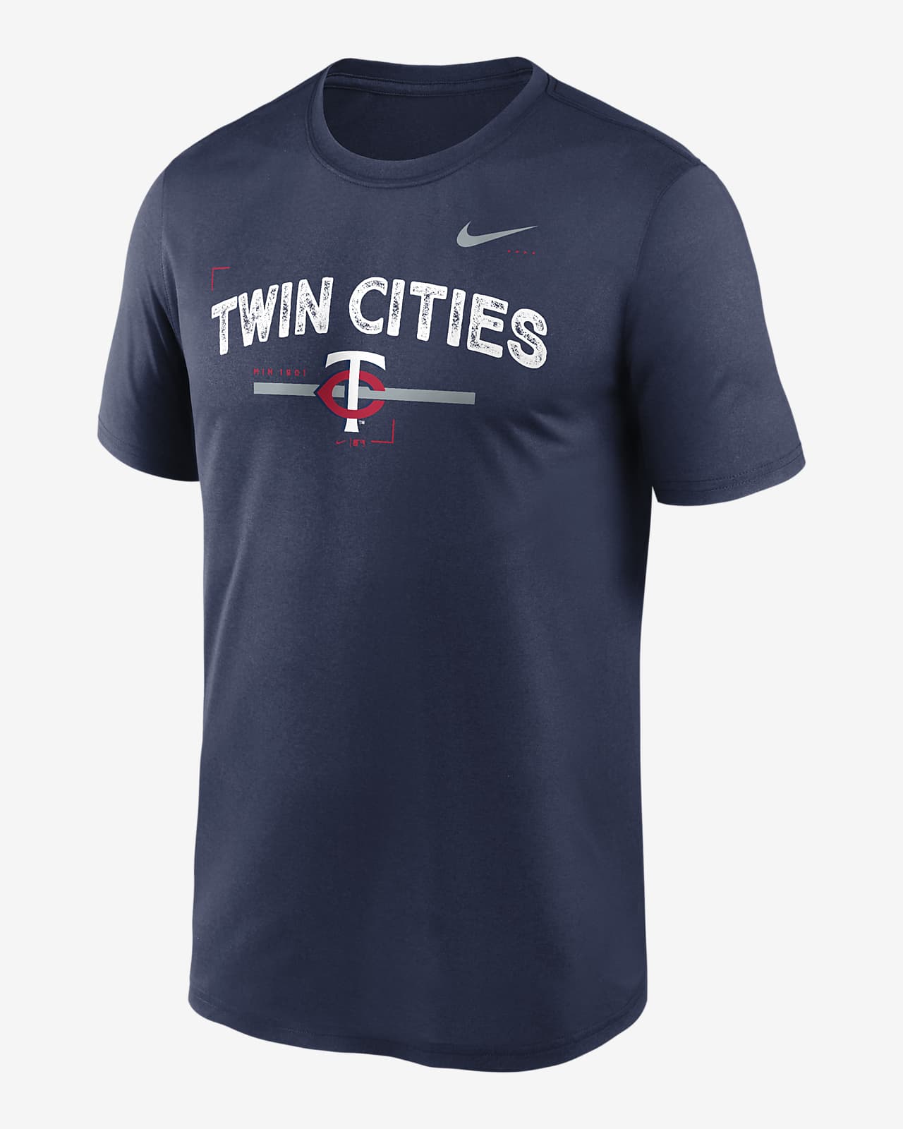 Nike Men's Minnesota Twins Navy Legend Game T-Shirt