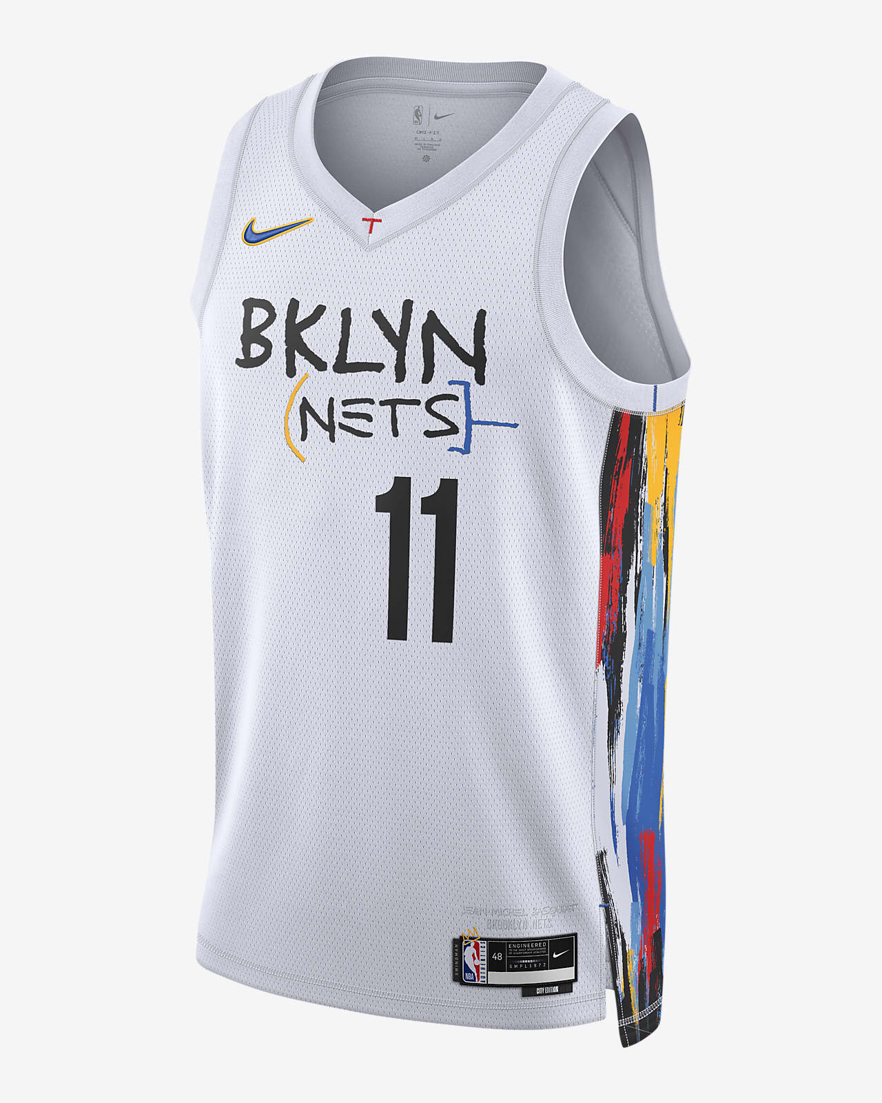 Ben Simmons Brooklyn Nets City Edition Nike Men's Dri-Fit NBA Swingman Jersey in White, Size: Small | DO9585-104