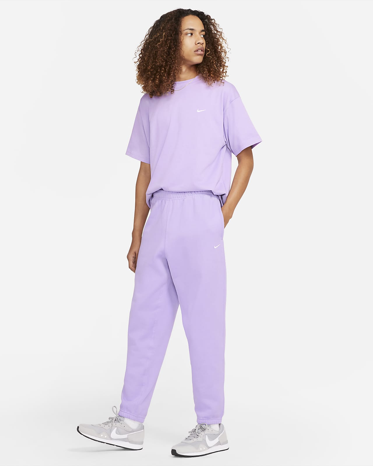 lilac joggers nike