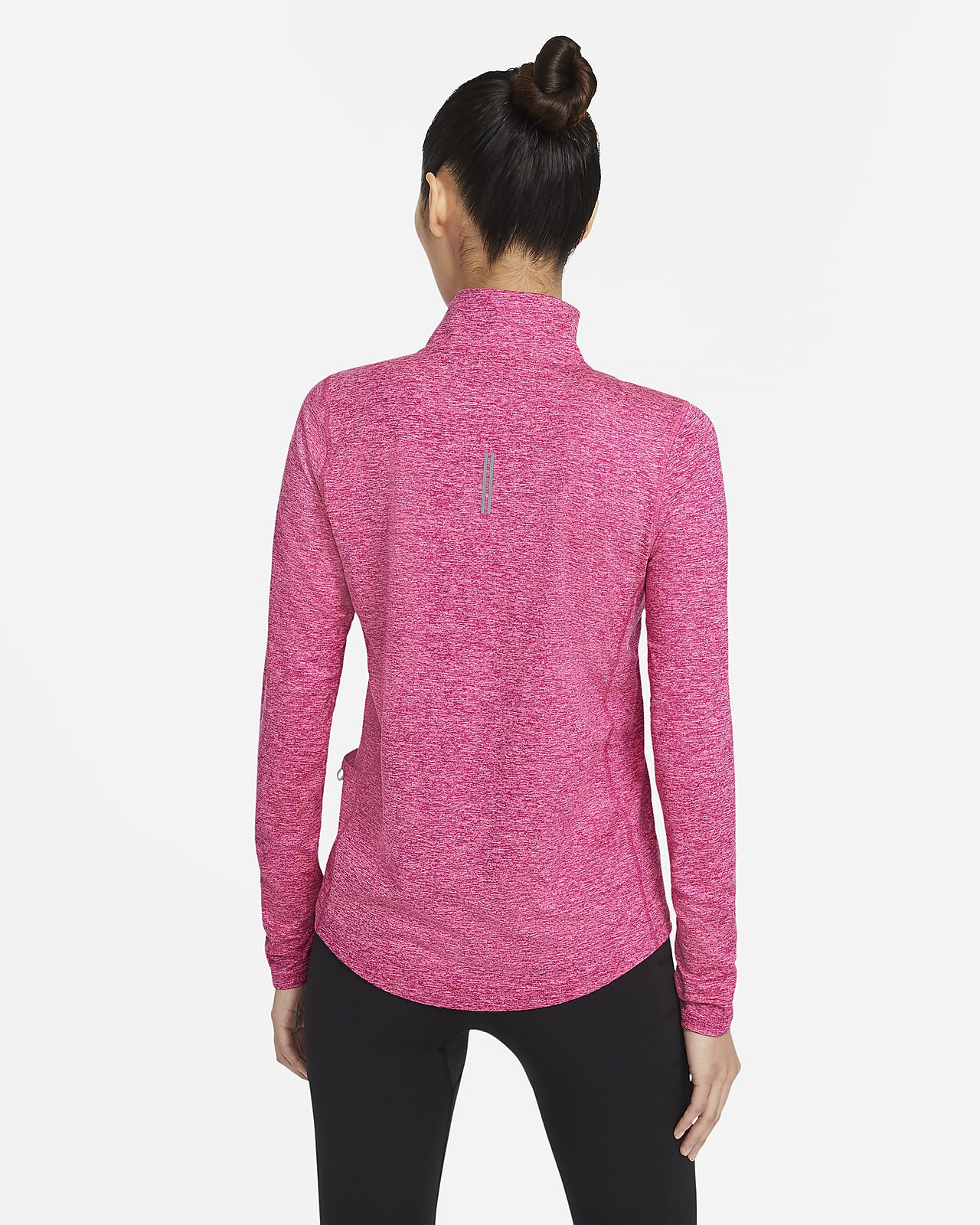 nike pink running top