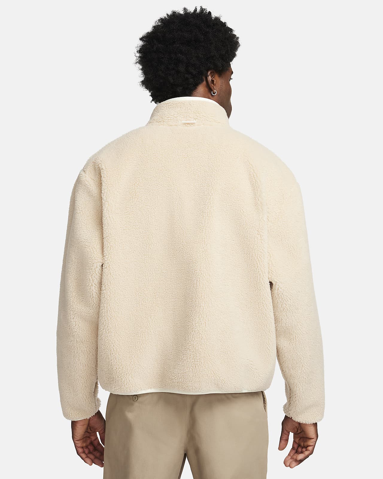 Nike sportswear men's sherpa fleece jacket hot sale