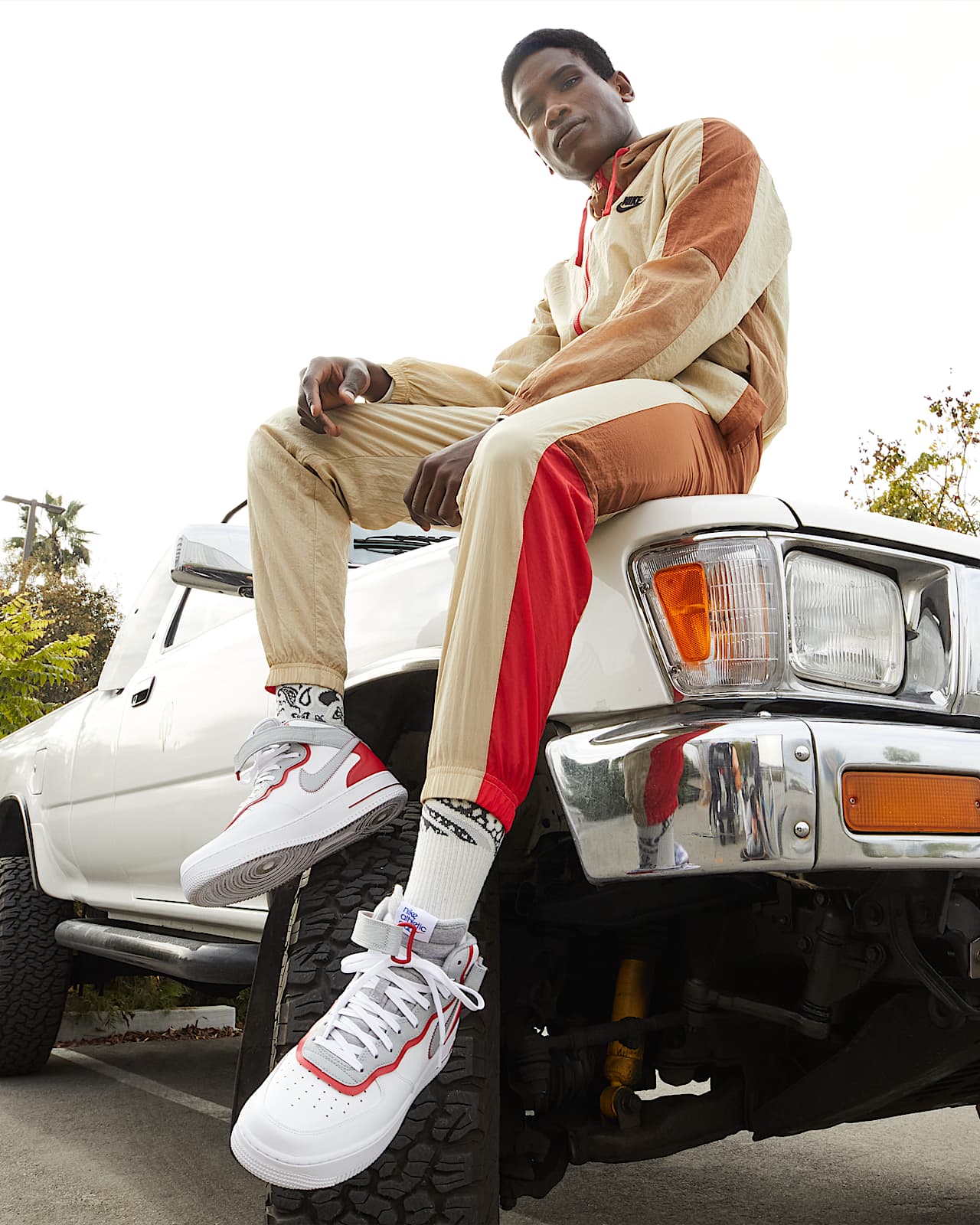 Nike Air Force 1 Mid Lv8 Gs Overbranding White Black Obsidian AV3803-400 -  Sepsport