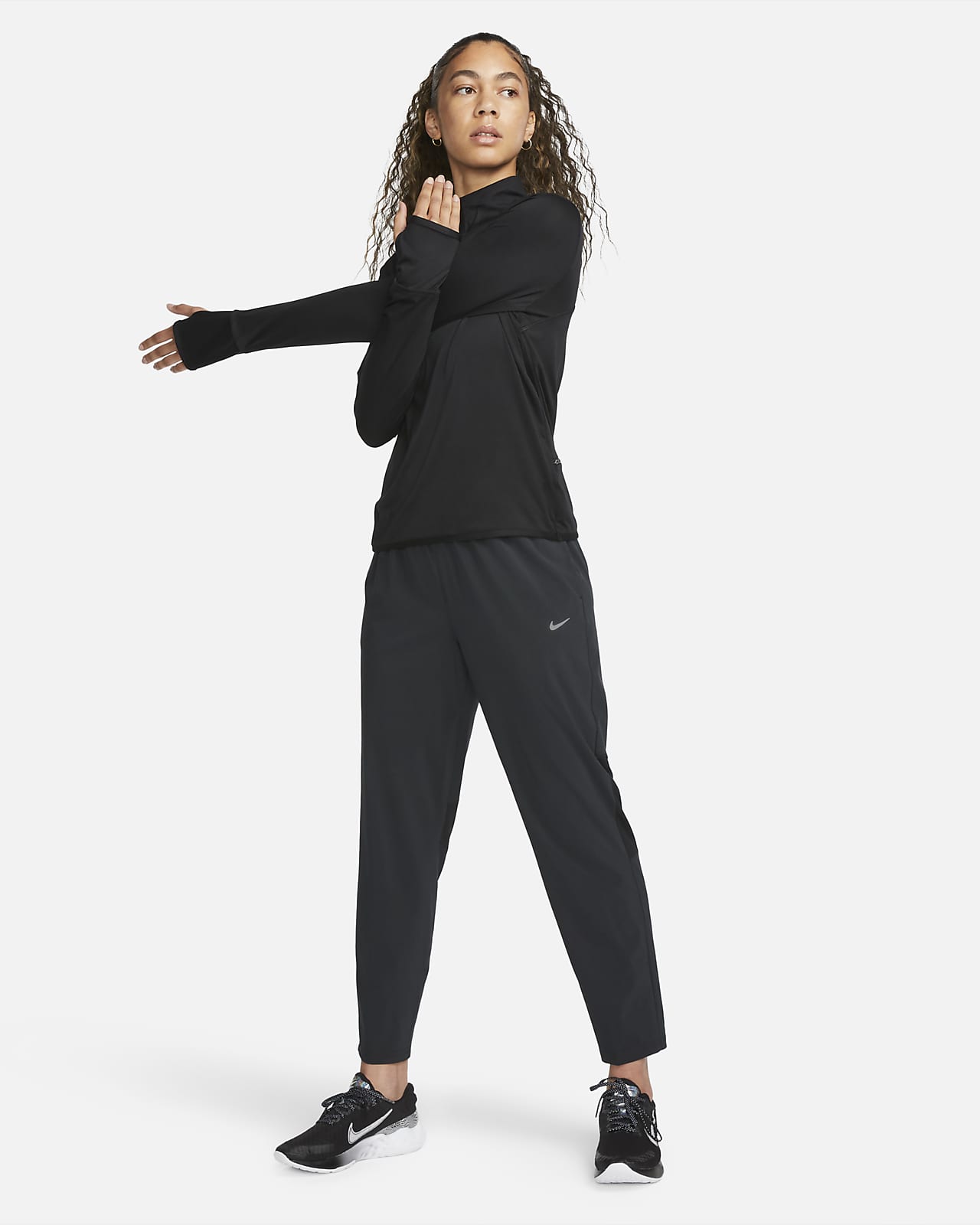 Pants de running de tiro medio de 7/8 para mujer Nike Dri-FIT Fast