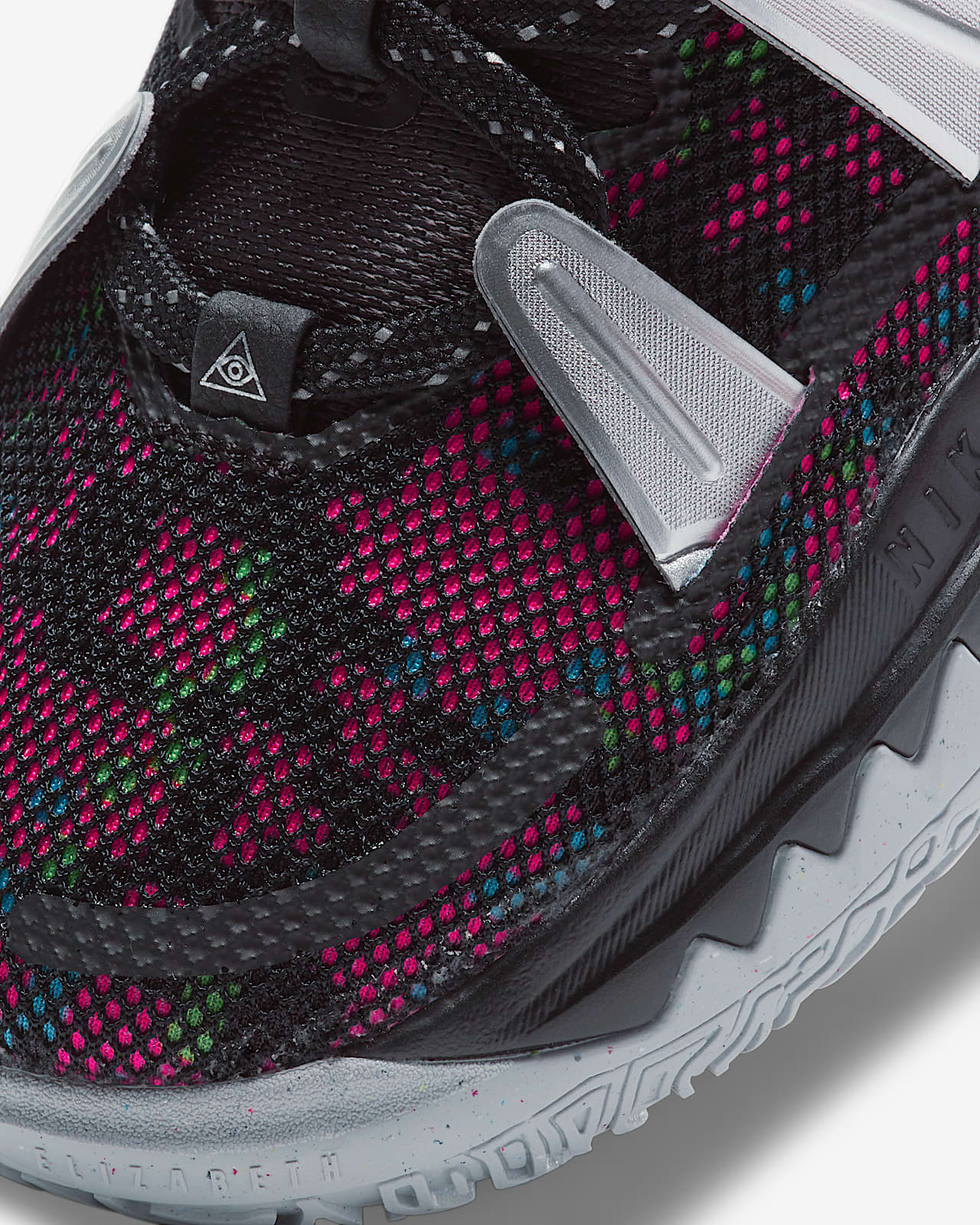 kyrie irving shoes kids silver