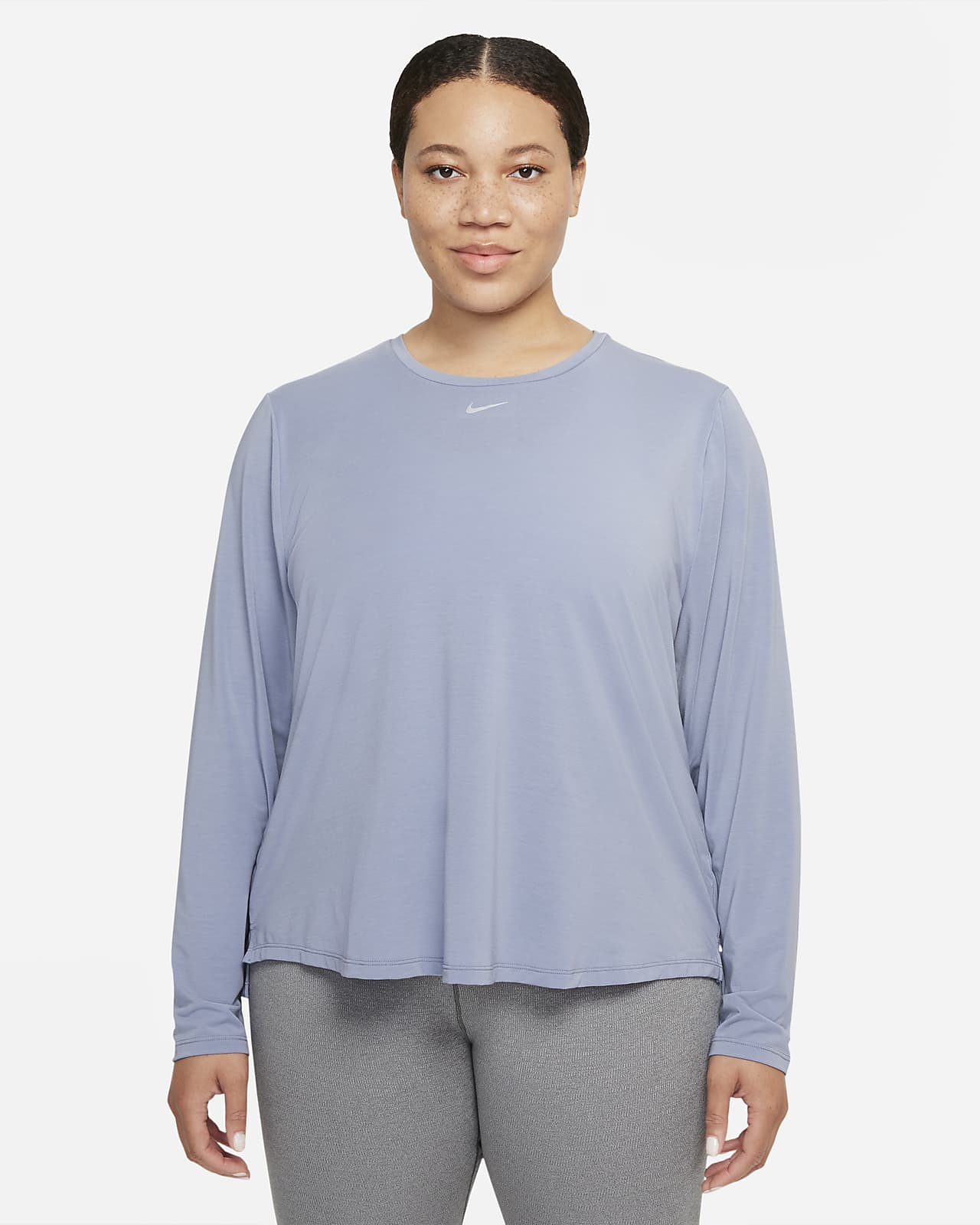 Nike Dri-FIT UV One Luxe Women's Standard Fit Long-Sleeve Top (Plus Size)