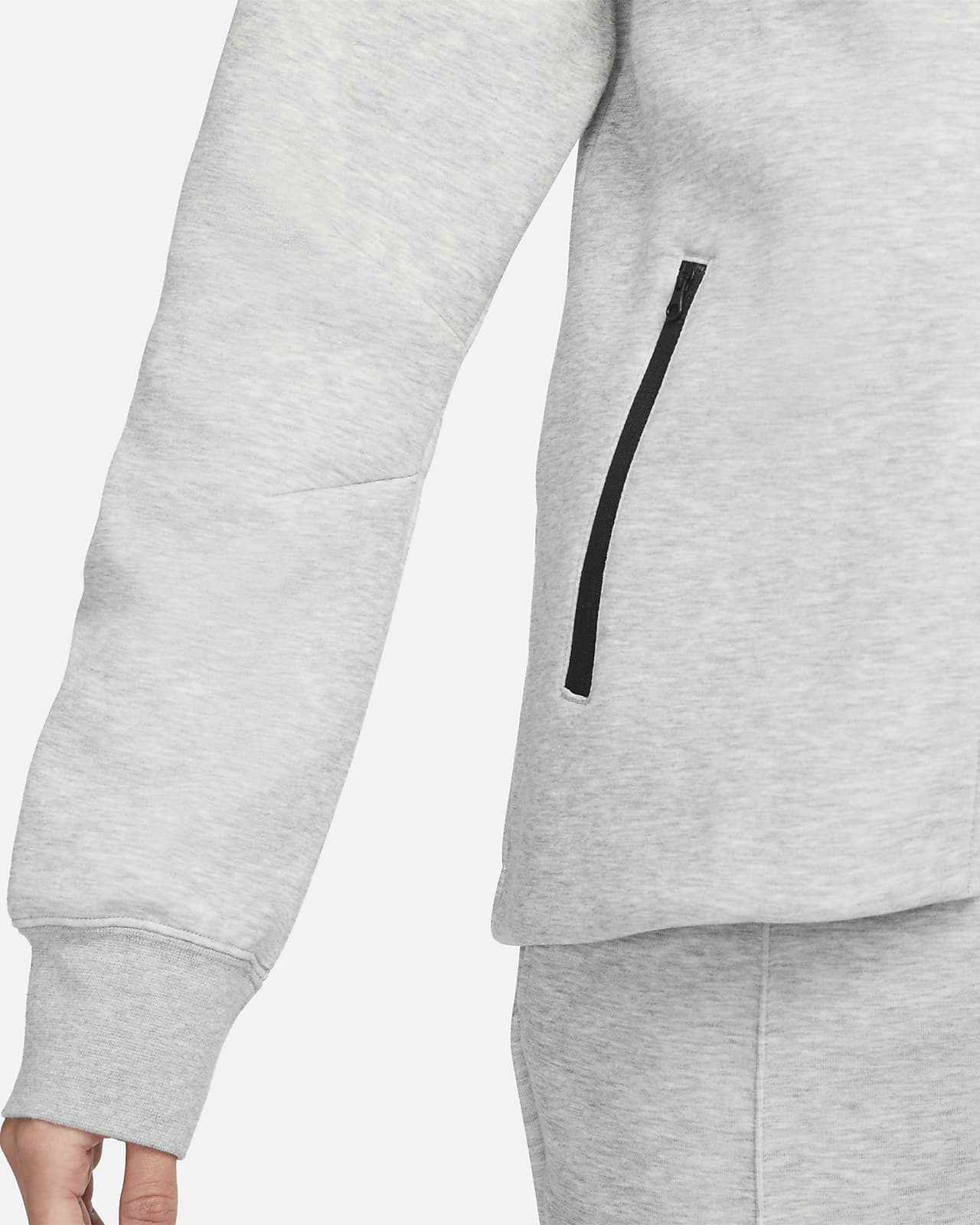 Women's Nike Sportswear Tech Fleece Pants XL Zipper White Black Training  Casual