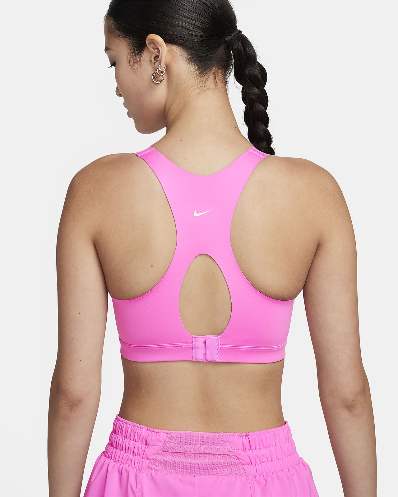 Nike Alpha Women's High-Support Padded Zip-Front Sports Bra. Nike RO