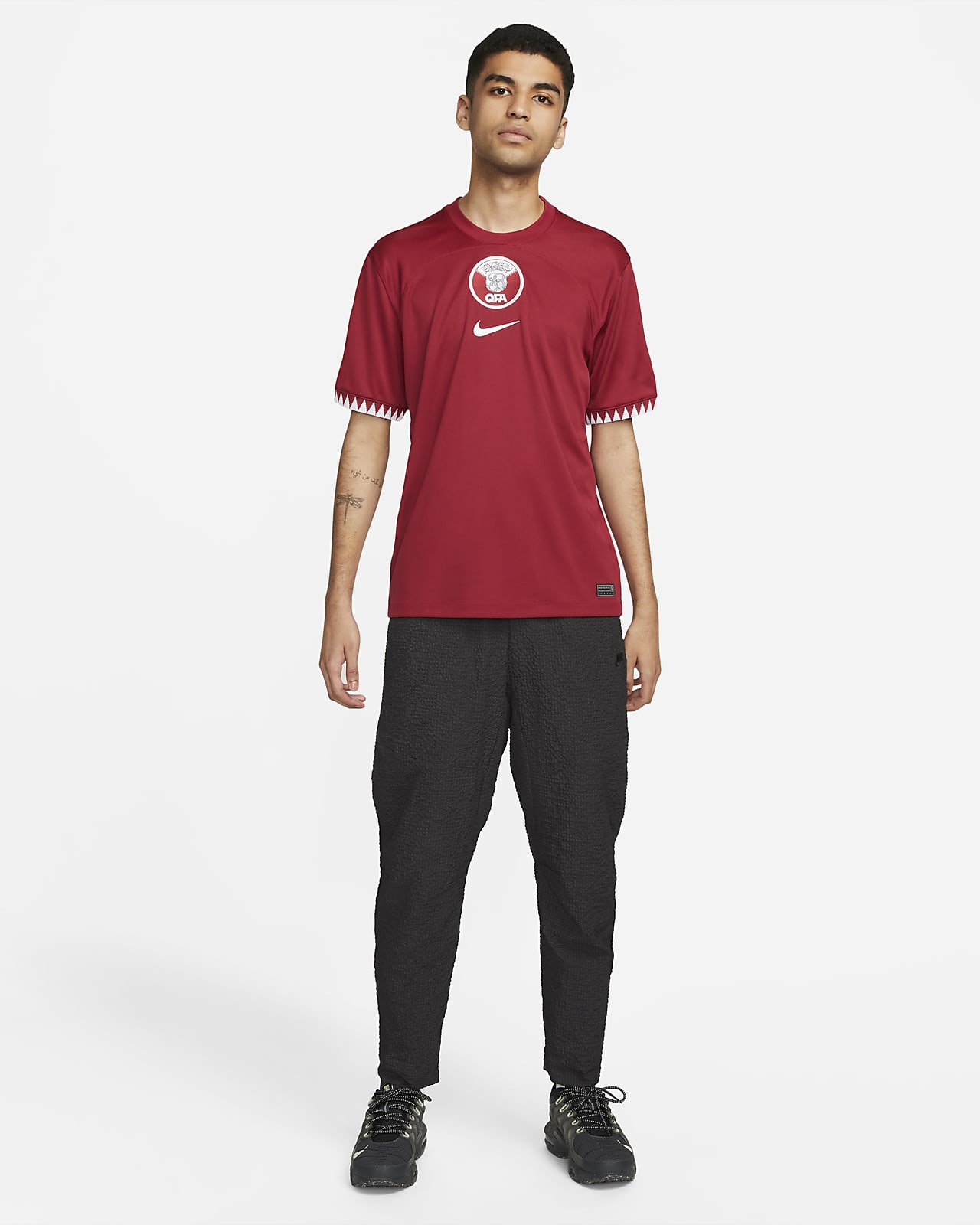 Maglia da calcio Nike Dri FIT Qatar 2022 23 Stadium da uomo Home