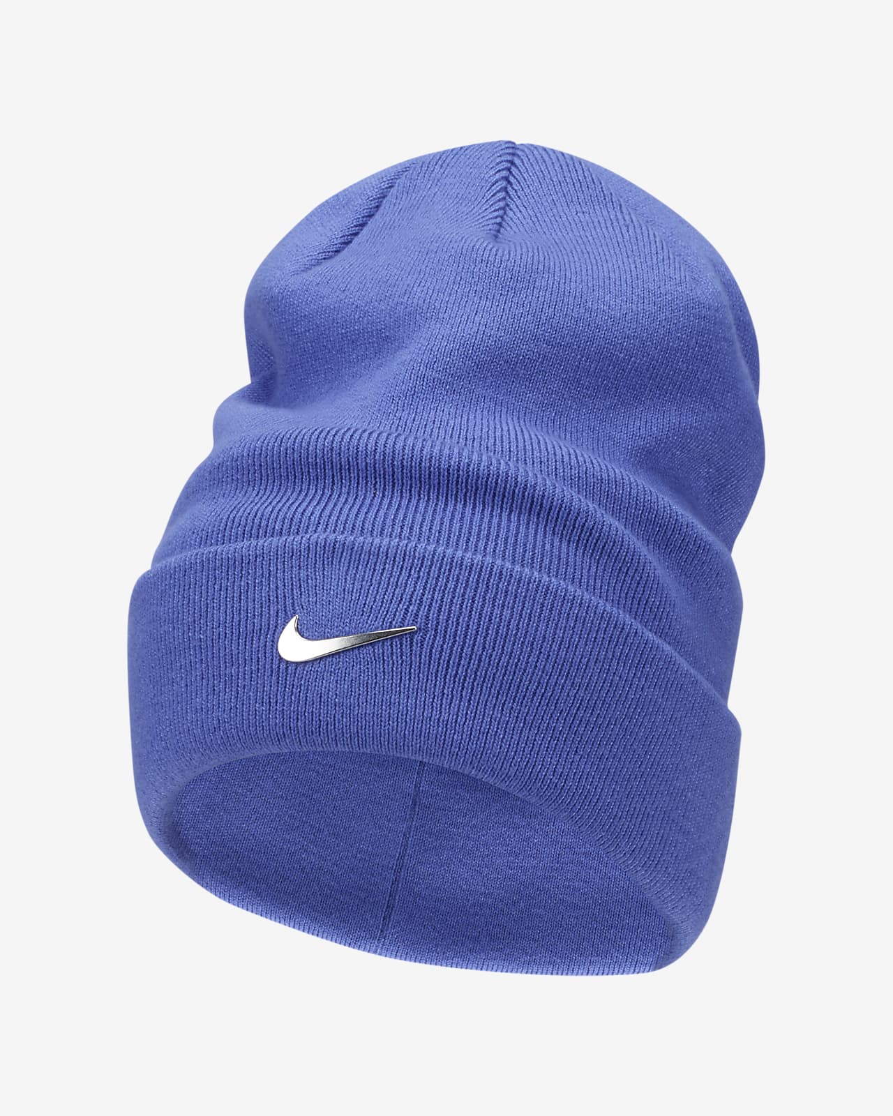 Nike Bonnet Swoosh - Bleu/Argenté Enfant