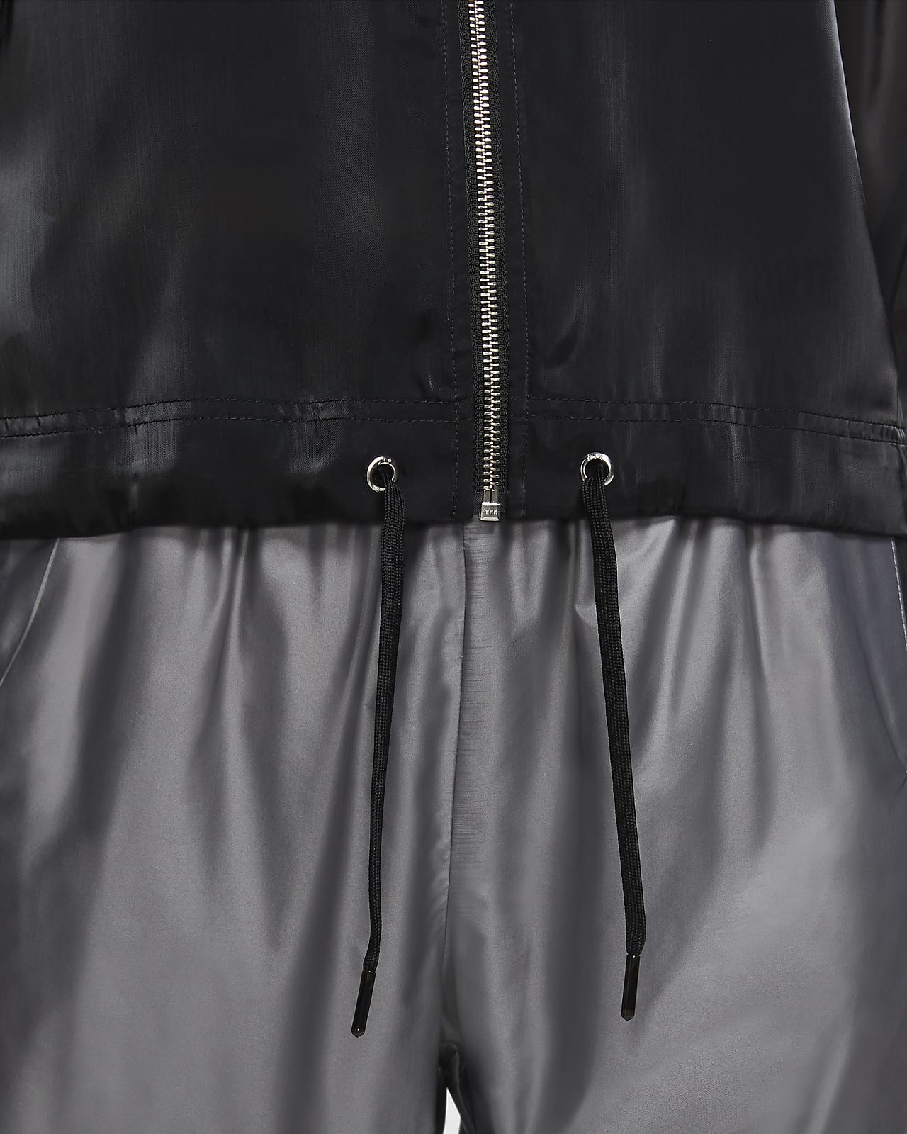 nike air black and white jacket