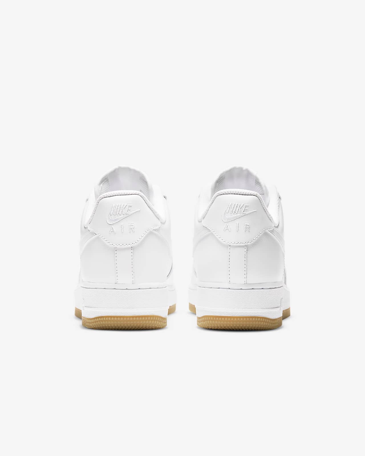 nike air force 1 low white gum sole