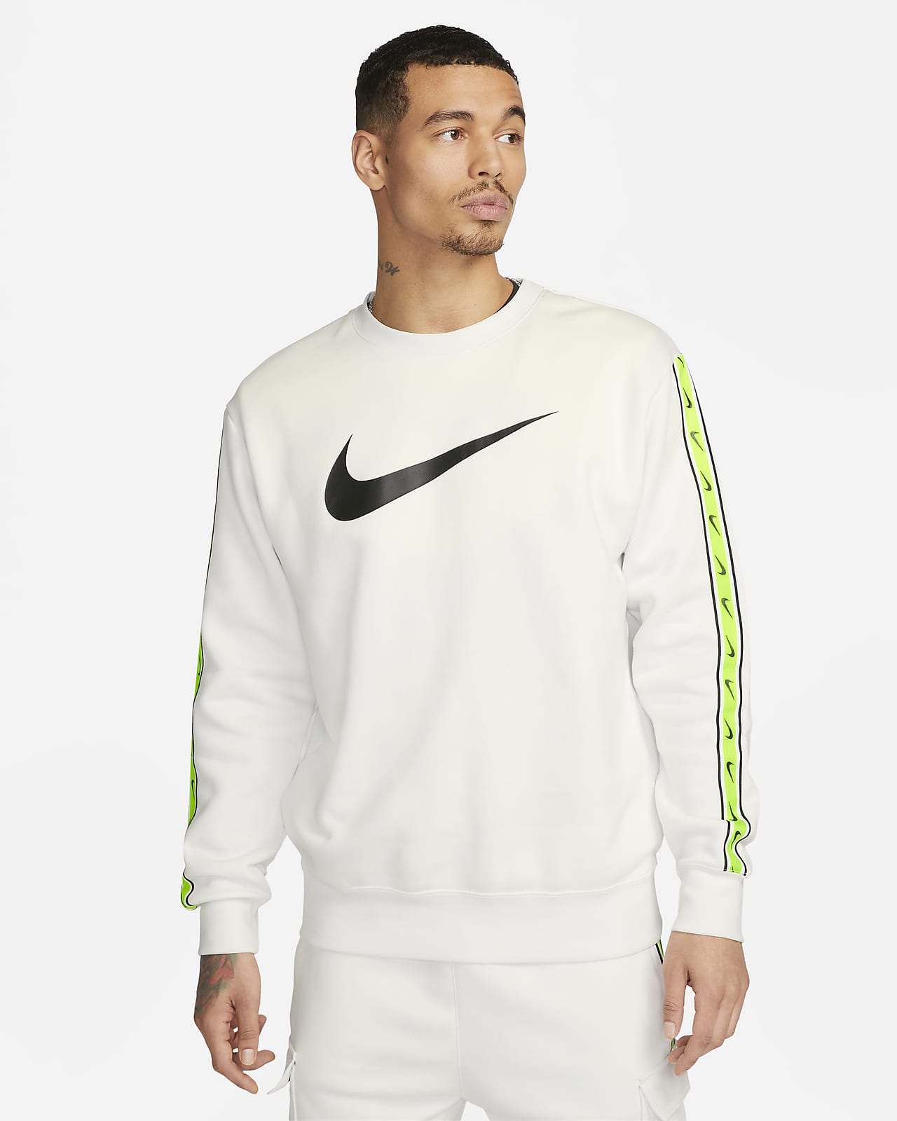 Conciso mezclador Peregrino Nike Sportswear Repeat Sudadera de chándal de tejido Fleece - Hombre. Nike  ES