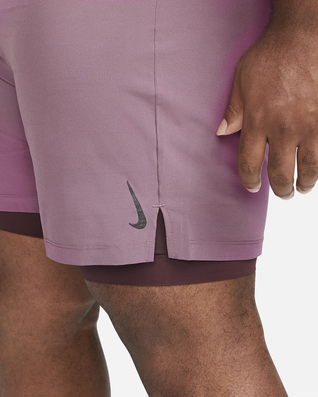 Nike Yoga Men's 2-in-1 Shorts. Nike GB