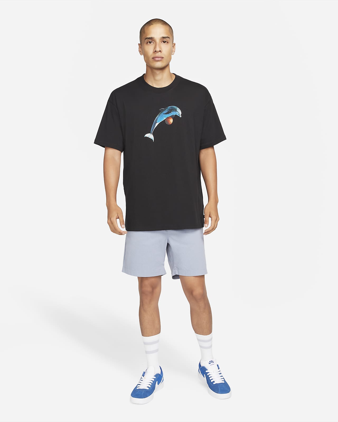 Nike SB Bernard Dolphin T-Shirt, White, DM6488-100