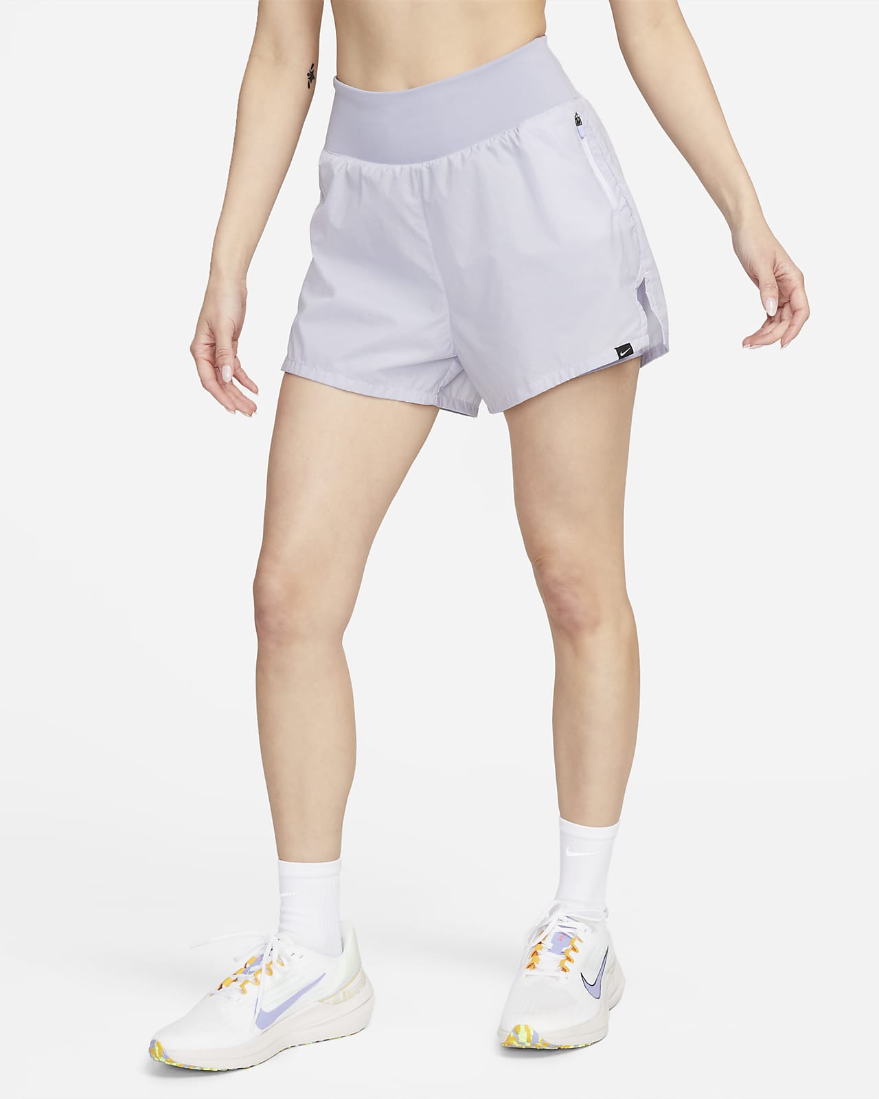 Sportswear gym vintage shorts in flecked cotton mix, pink, Nike