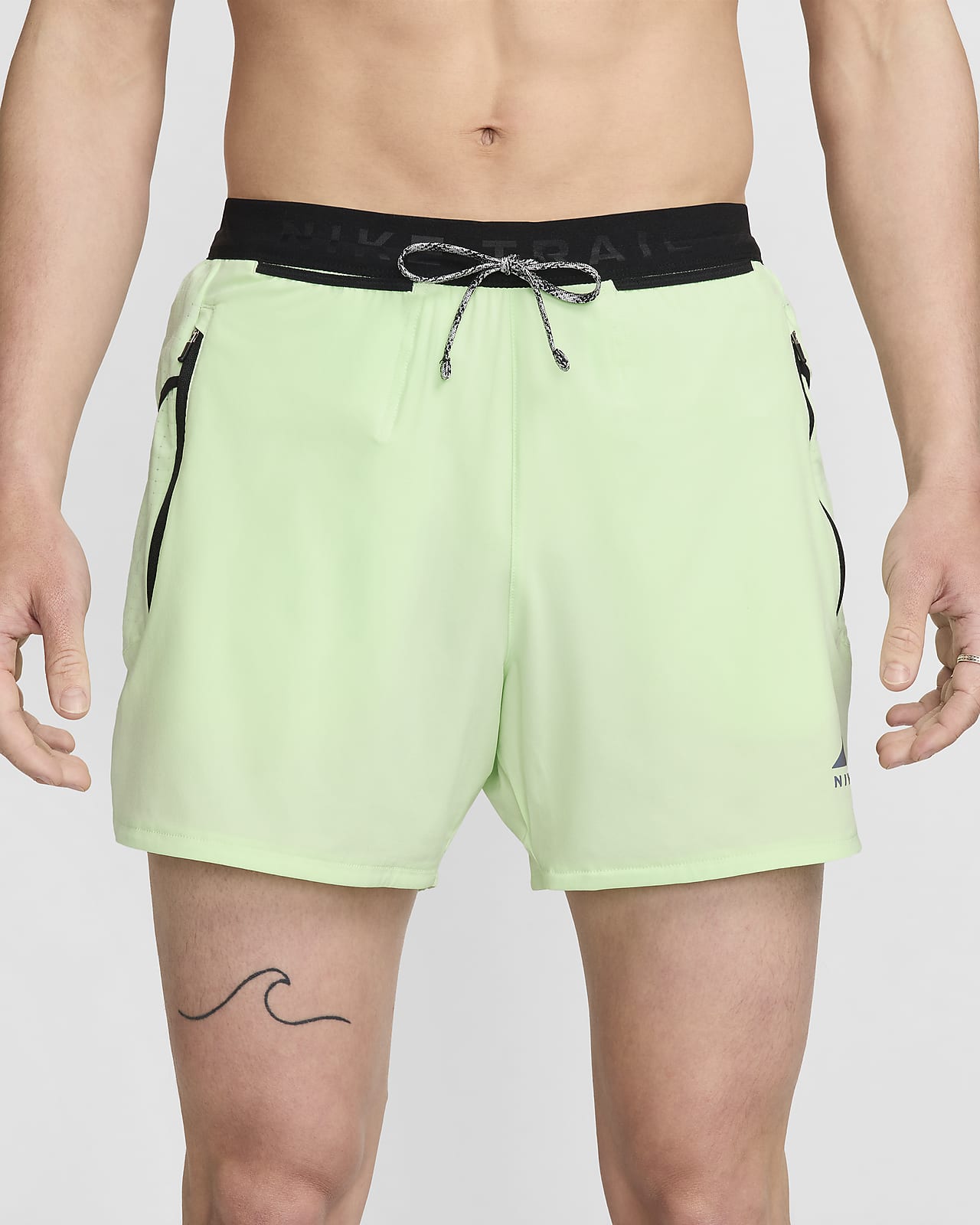 【ナイキ公式】Dri-FIT メンズ 13cm トレイル ショートパンツ (インナー付き) グリーン メンズ S Nike Dri-FIT Men's 5 Brief-Lined Trail Shorts