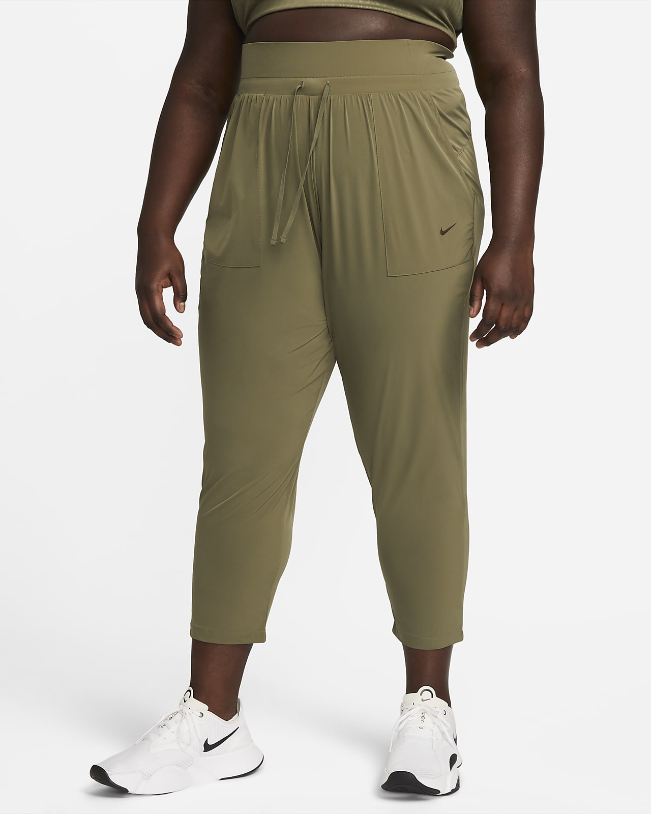 lengua Especialmente Desacuerdo Pantalones de entrenamiento de 7/8 para mujer Nike Bliss Luxe (talla grande).  Nike.com