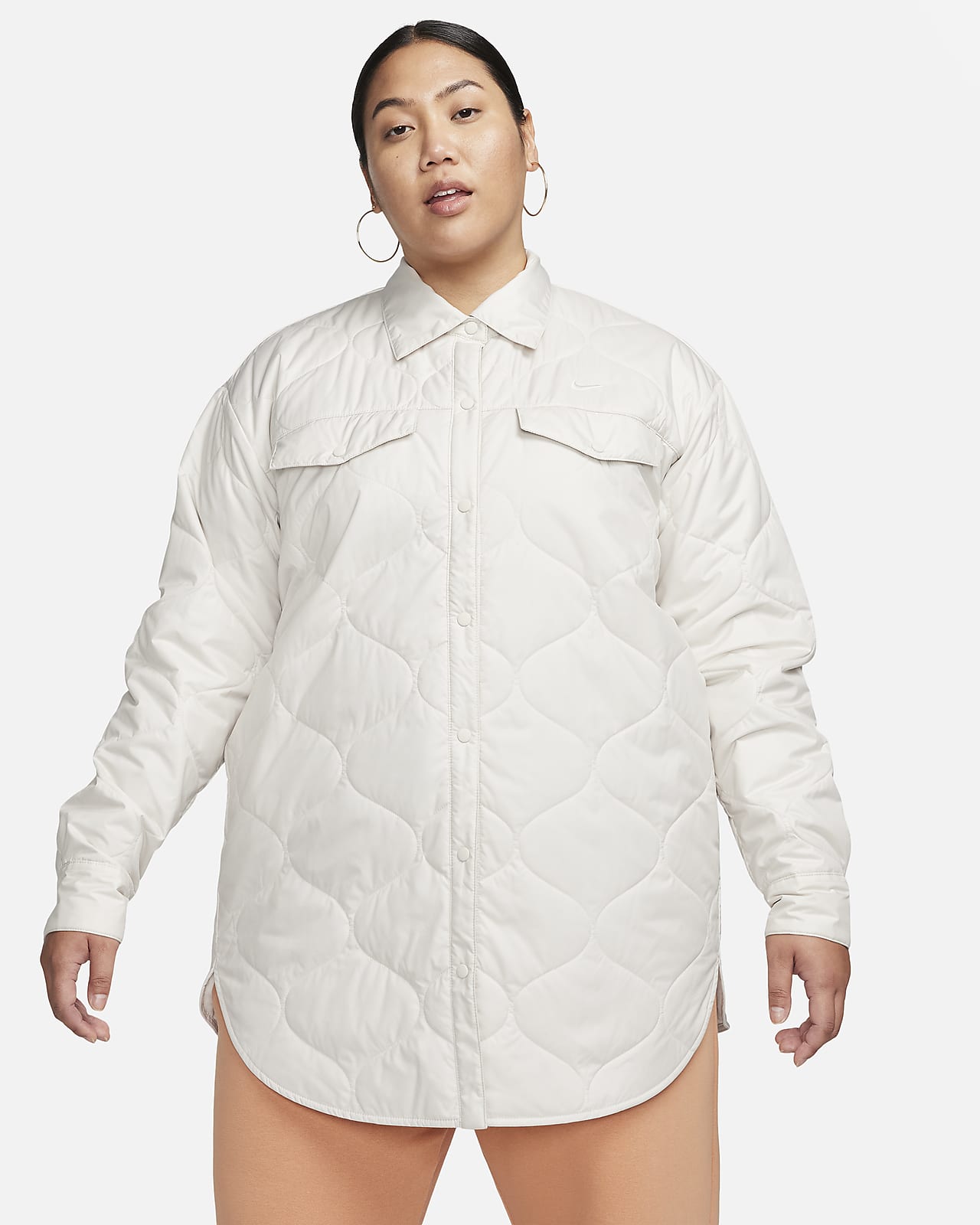 Nike Sportswear Essential Women's Quilted Trench (Plus Size). Nike CA