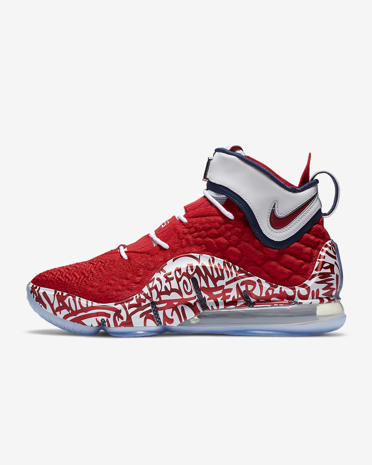 LeBron 17 'Fire Red' Basketball Shoe 