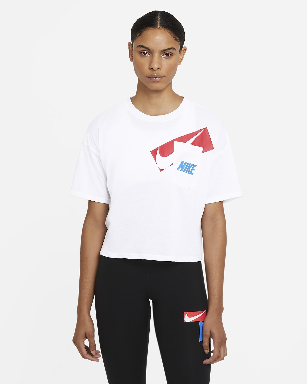 nike dri fit cropped sweatshirt