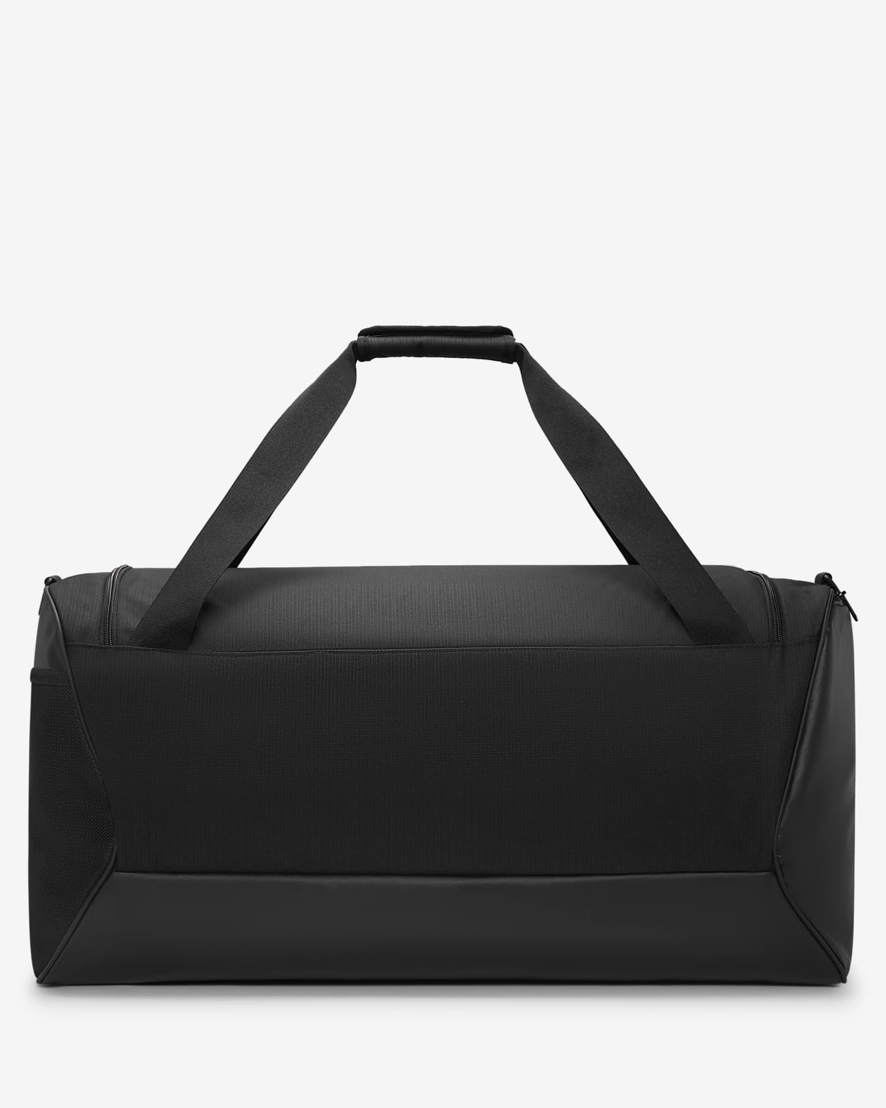 NIKE Brasilia Duffel Bag, Black/Black/White, Large 