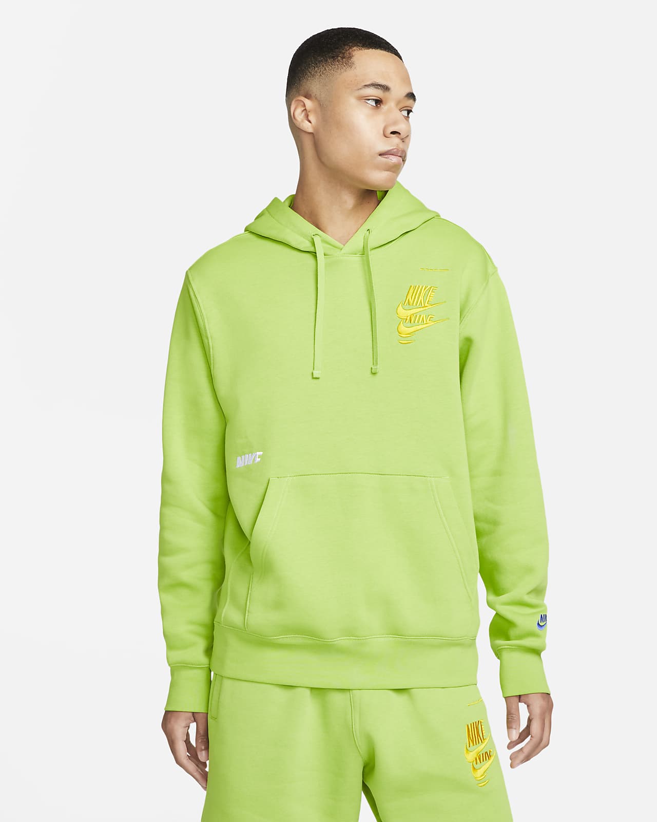 nike fleece sportswear hoodie