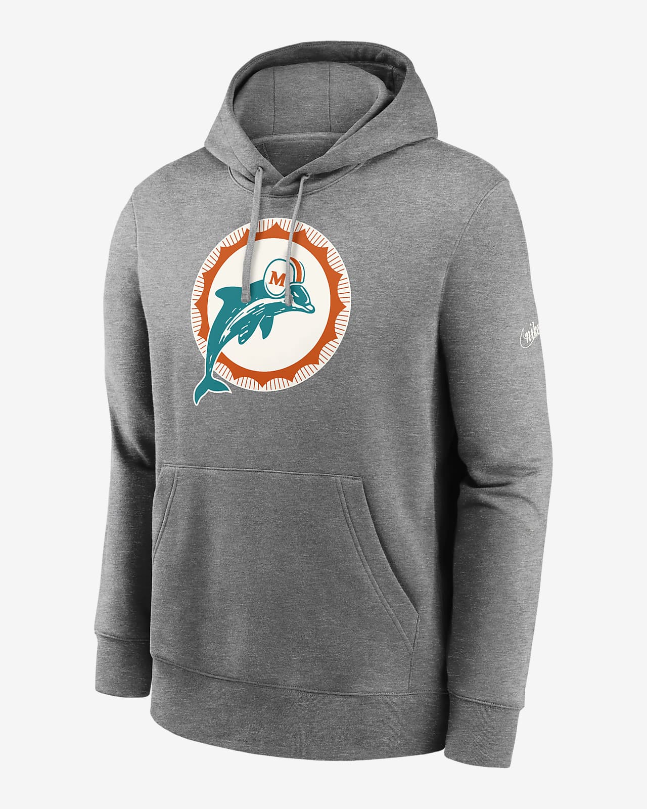 miami dolphins zip up hoodie