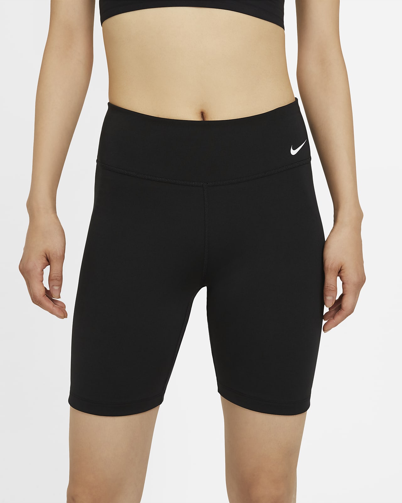 nike one mid rise 7 shorts