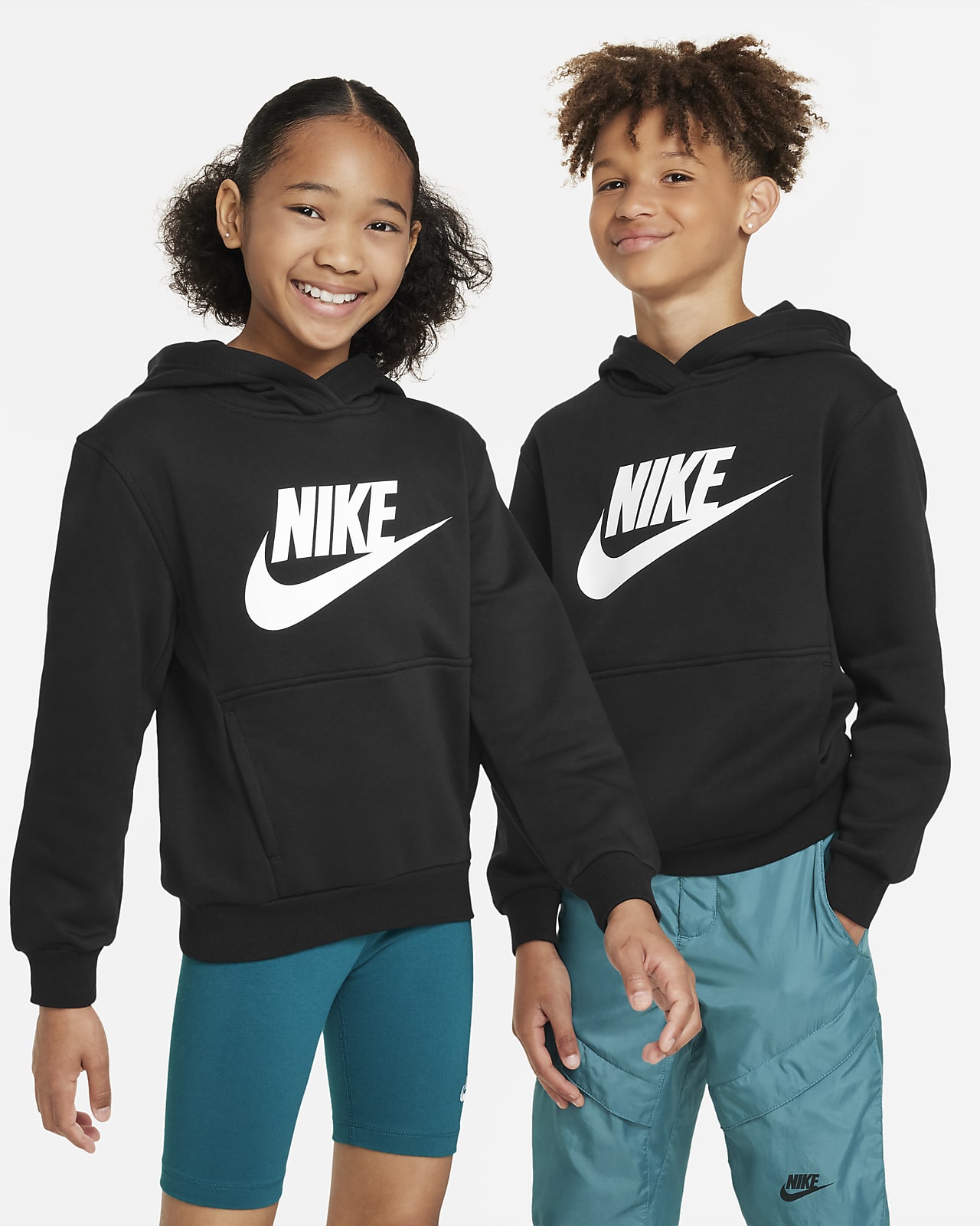 Nike Kids\' Big Sportswear Hoodie. Fleece Club
