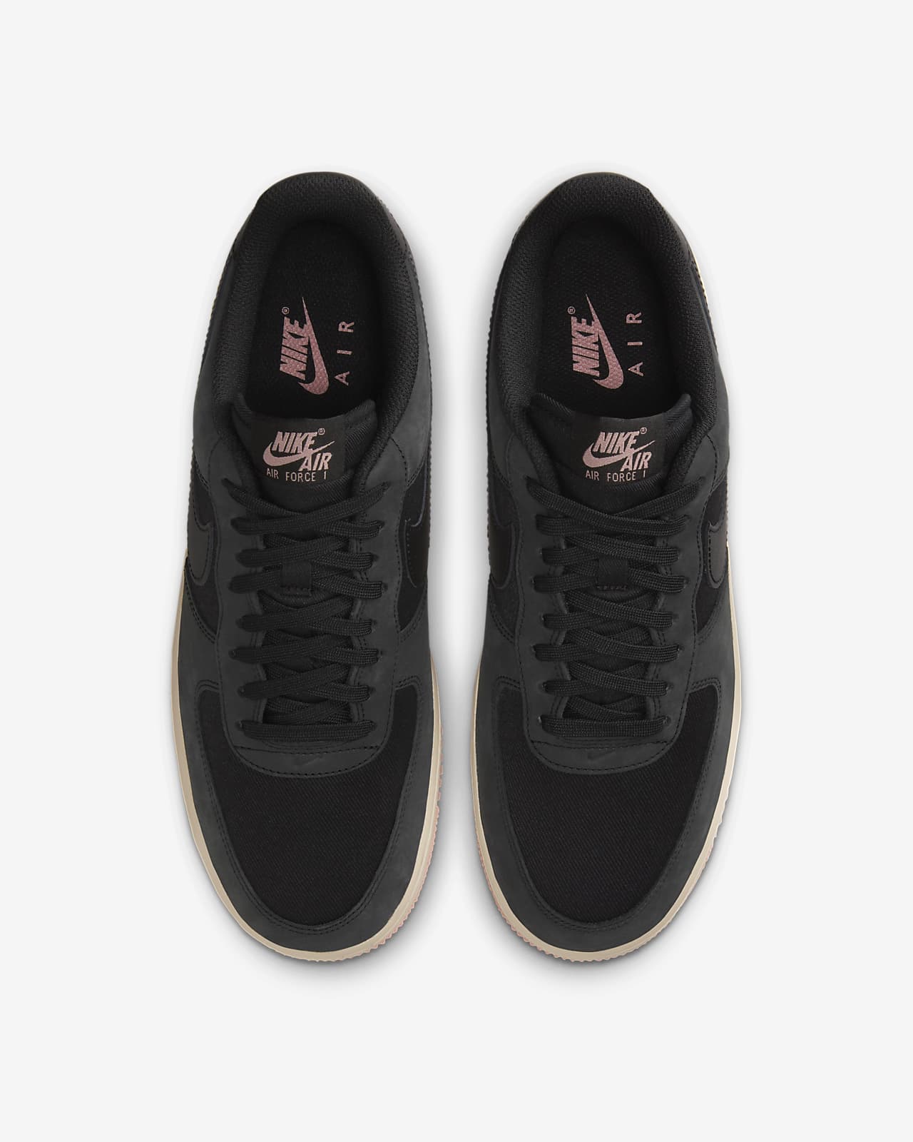 Black and rose gold air hot sale force 1