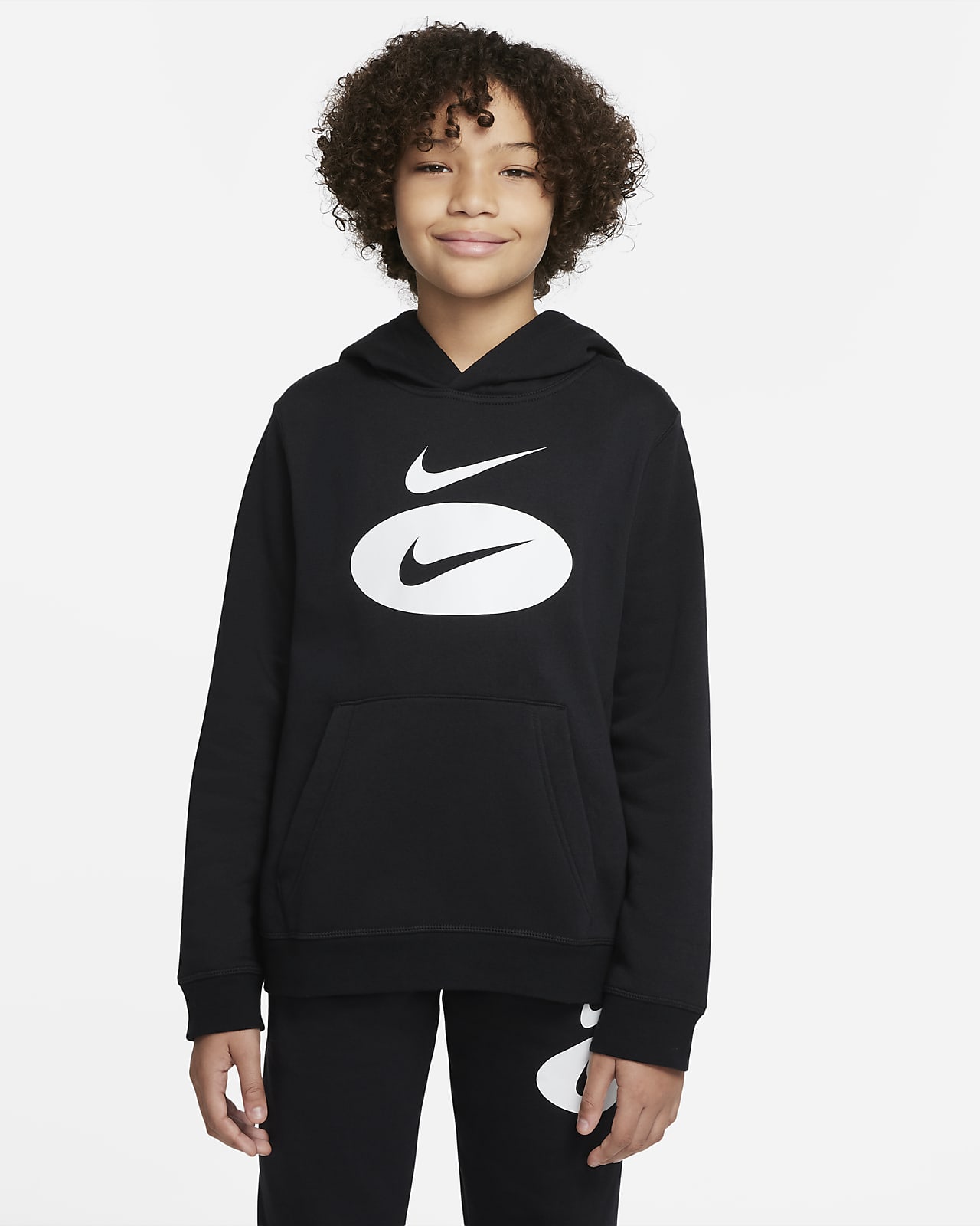 Bluza z kapturem dla dużych dzieci (chłopców) Nike Sportswear