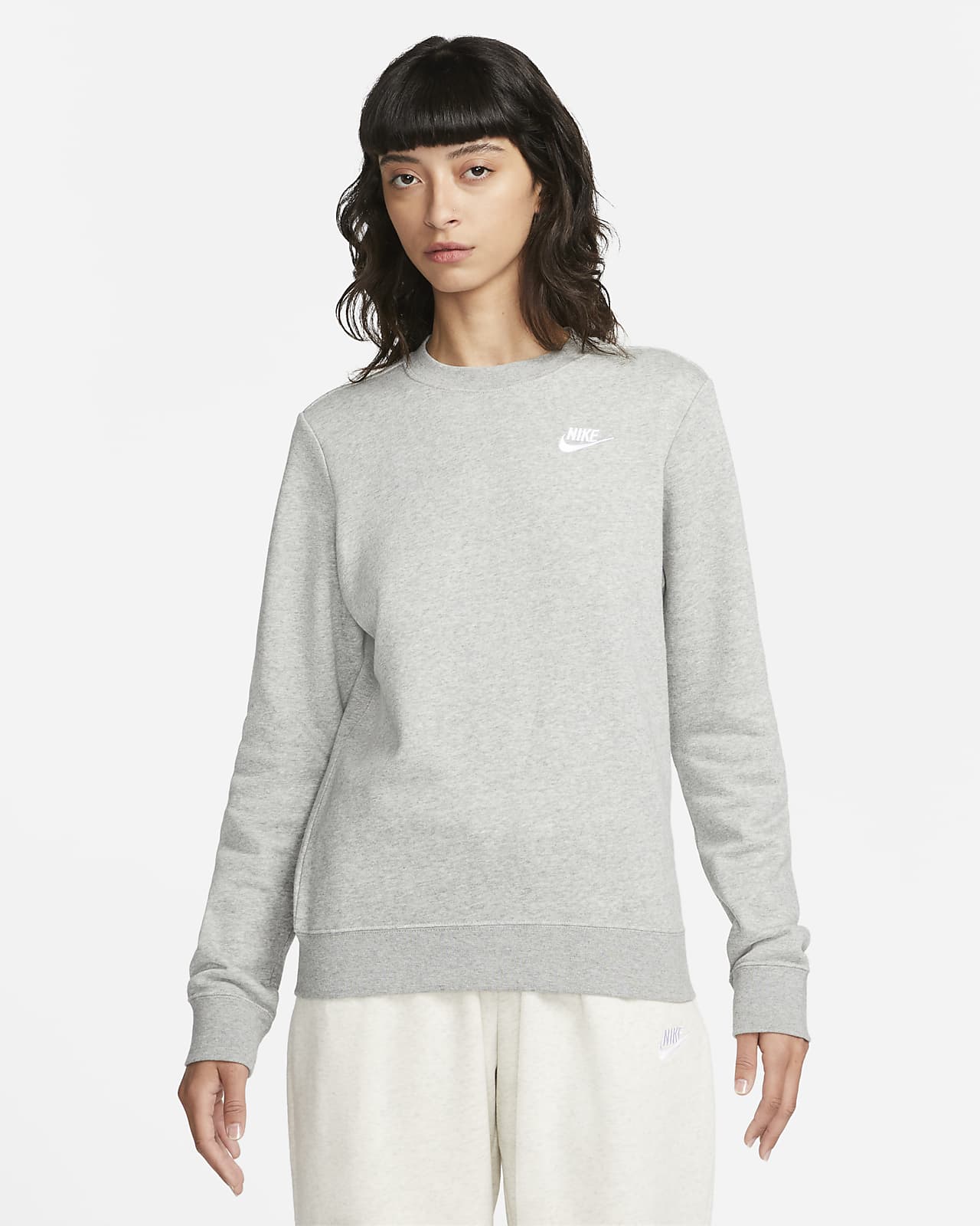 Nike Sportswear Club Fleece Women's Crew-Neck Sweatshirt. Nike.com