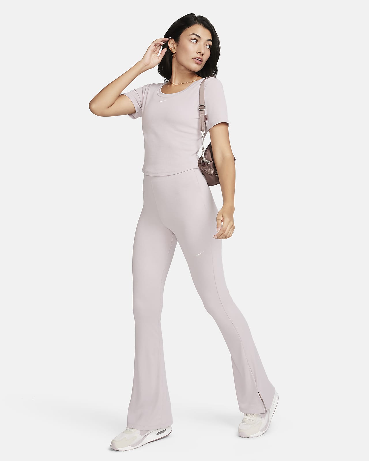 Lululemon mini flare leggings, Women's Fashion, Activewear on