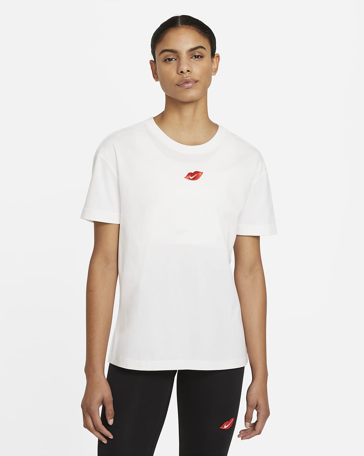 nike white t shirt women's