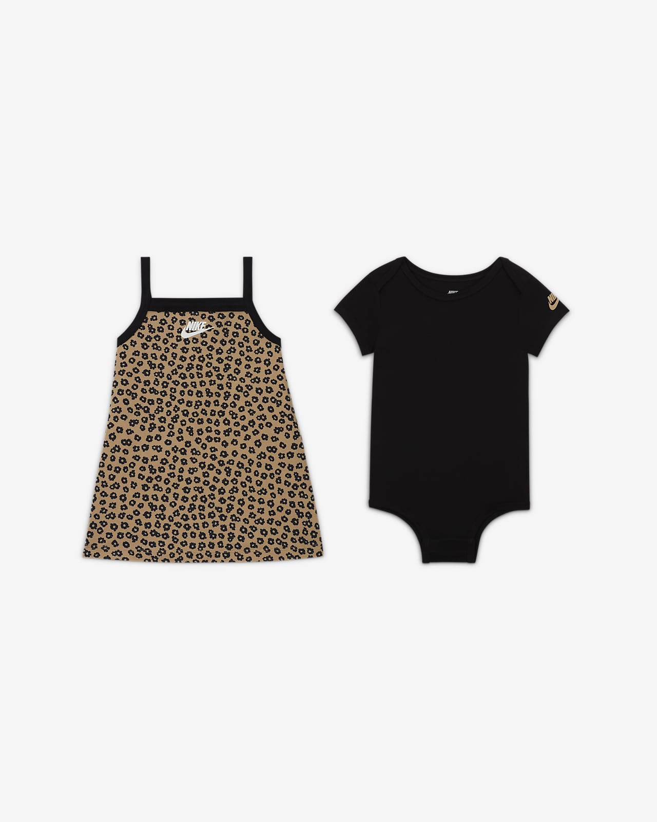 나이키 플로럴 베이비(12-24개월) 투피스 드레스 세트