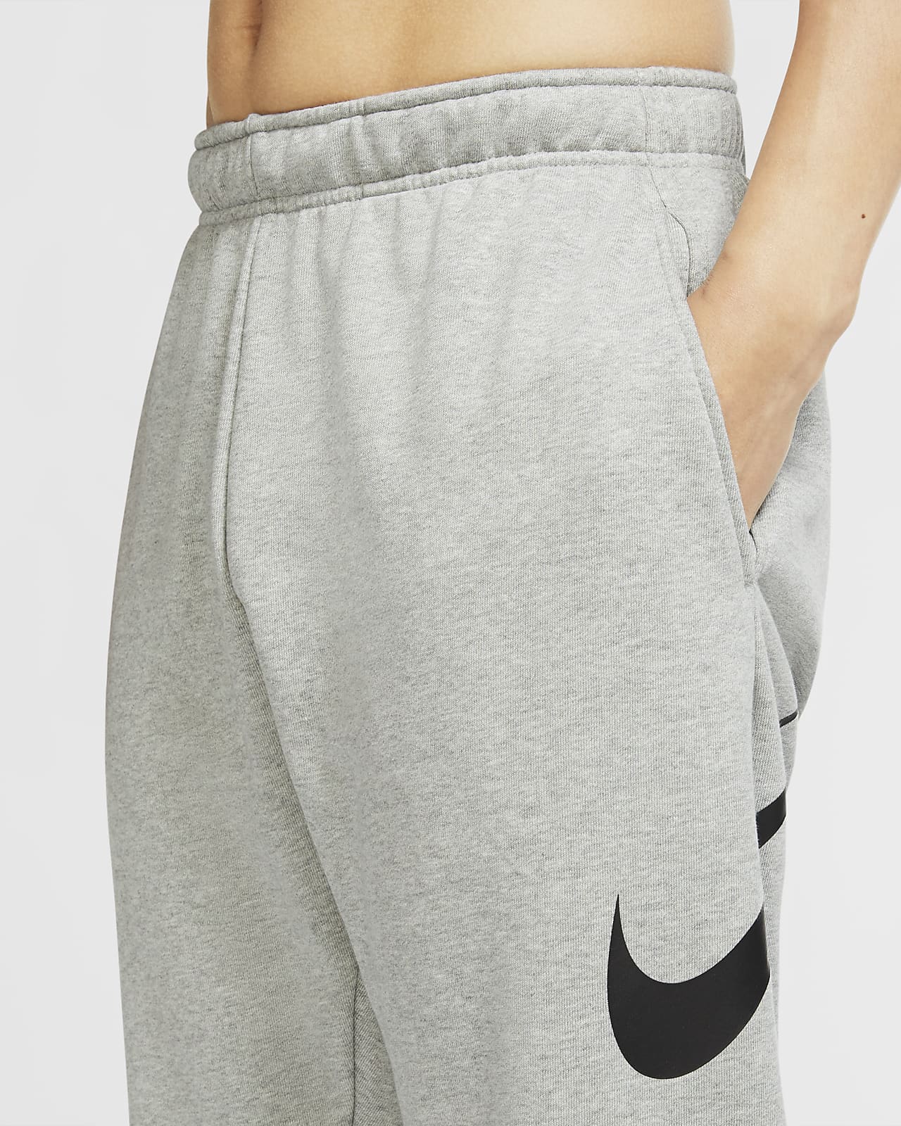 Nike Yoga Dri-FIT Men's Training Pants (Medium, Black/Heather) at
