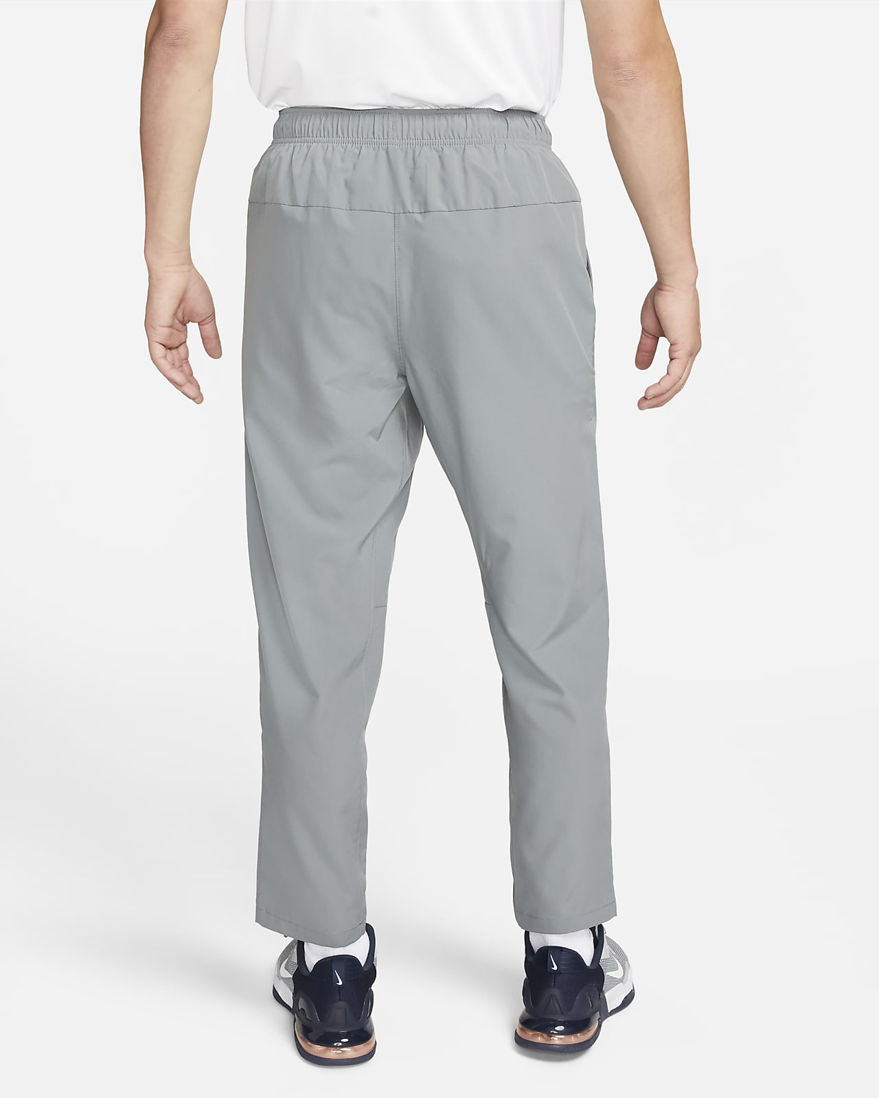 Straight Fit Melange Trousers - YU COLLECTIVE