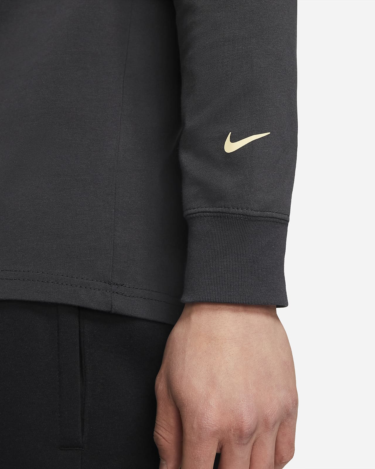 Buy > nike essential mock neck long sleeve tee > in stock