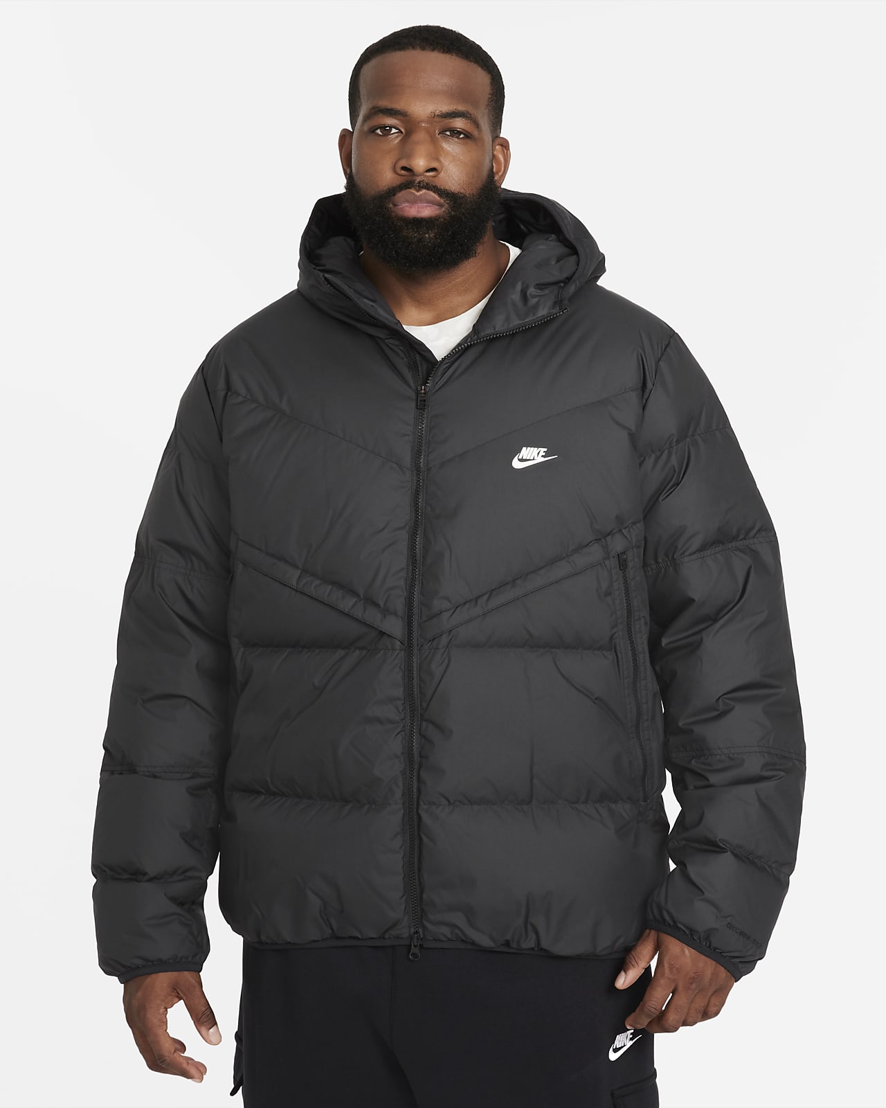 nike mens windrunner hooded jacket