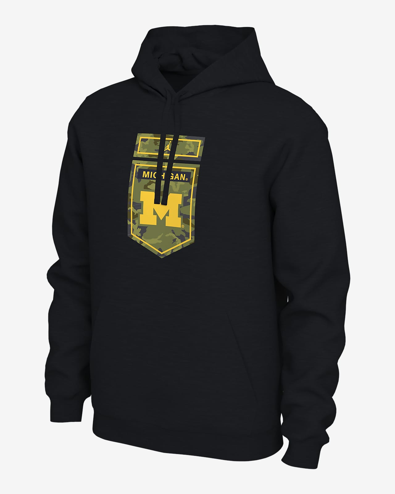 Sudadera con gorro sin cierre para hombre Jordan College (Michigan