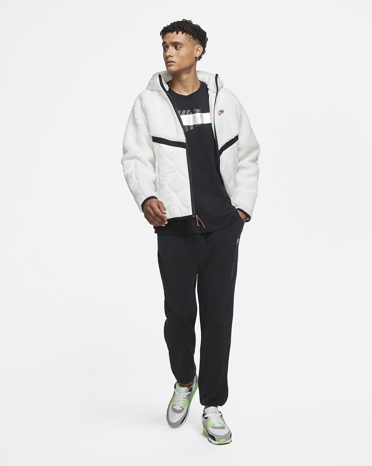 NIKE Sportswear Fleece Bomber Jacket FB8778 610 - Shiekh