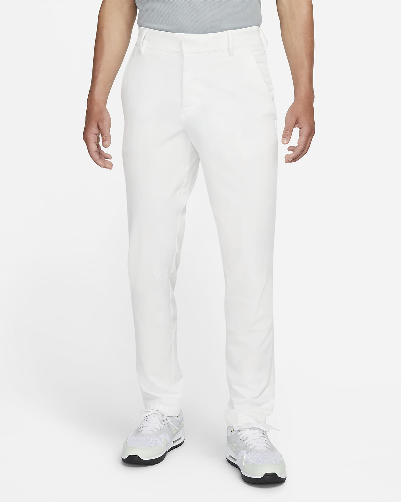 Men Slim Fit Stretchable White Jeans