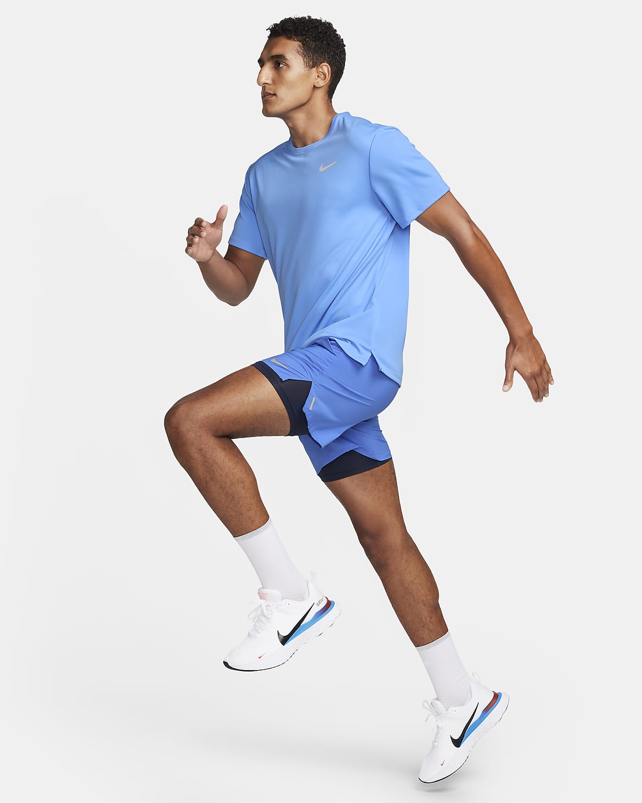 Nike Performance MILER - Veste de running - smoke grey/silver/gris 