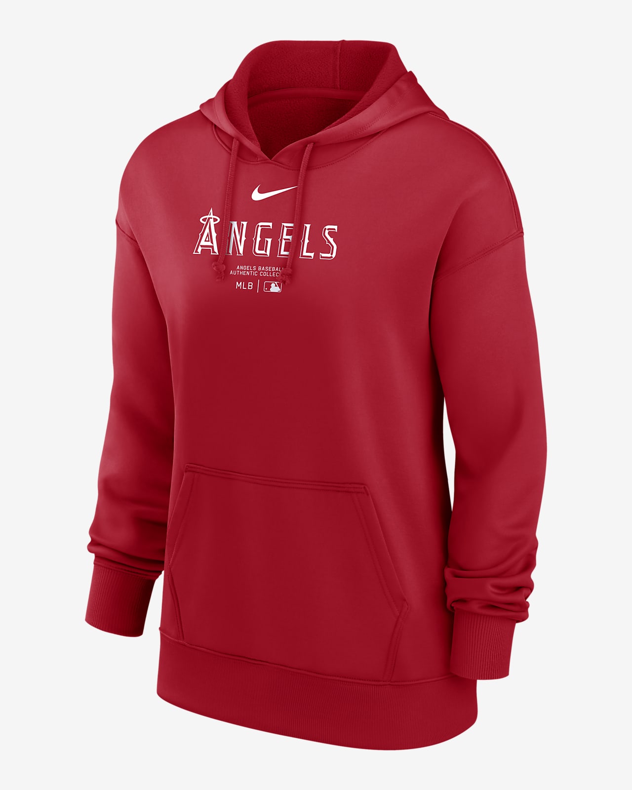 Los Angeles Angels Authentic Collection Practice Women's Nike Dri-FIT MLB  Pullover Hoodie