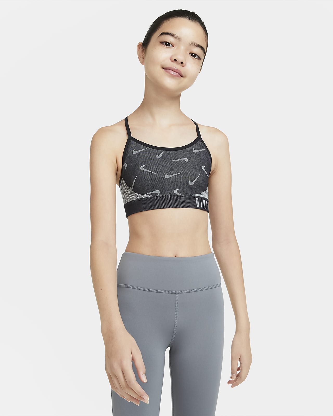 Nike Indy Big Kids' (Girls') Sports Bra. Nike.com