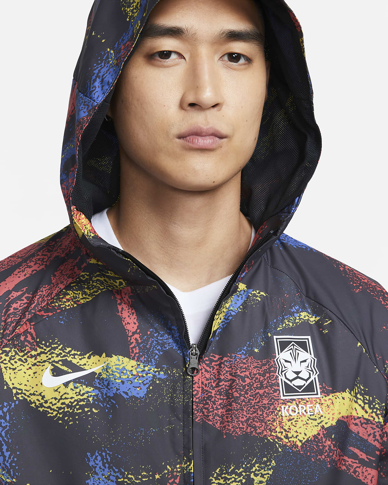 Korea AWF Men's Full-Zip Football Jacket. Nike LU